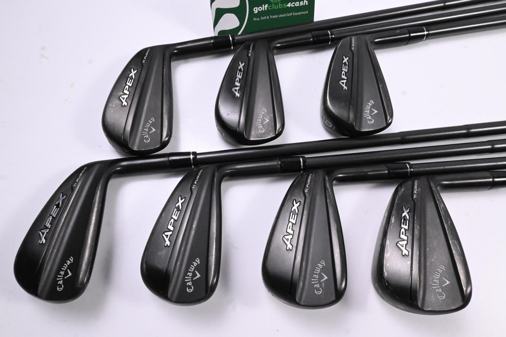 Callaway Apex Ti Fusion Irons / 4-PW / Stiff Flex Dynamic Gold Mid S400 115