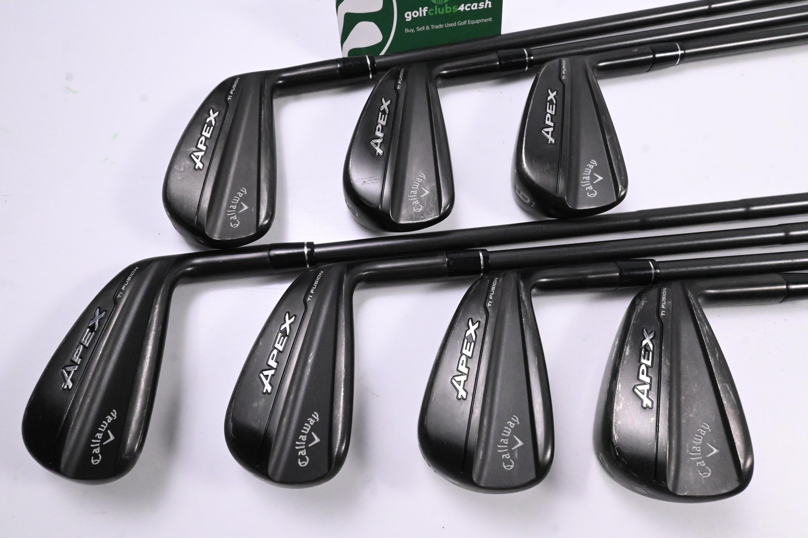 Callaway Apex Ti Fusion Irons / 4-PW / Stiff Flex Dynamic Gold Mid S400 115