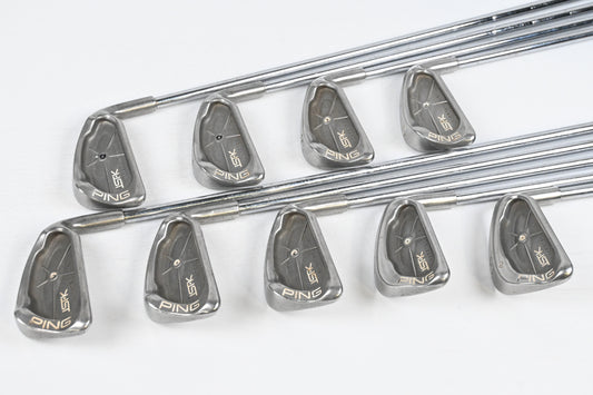 Ping ISI-K Irons / 3-PW+SW / White Dot / Stiff Flex Ping JZ Shafts