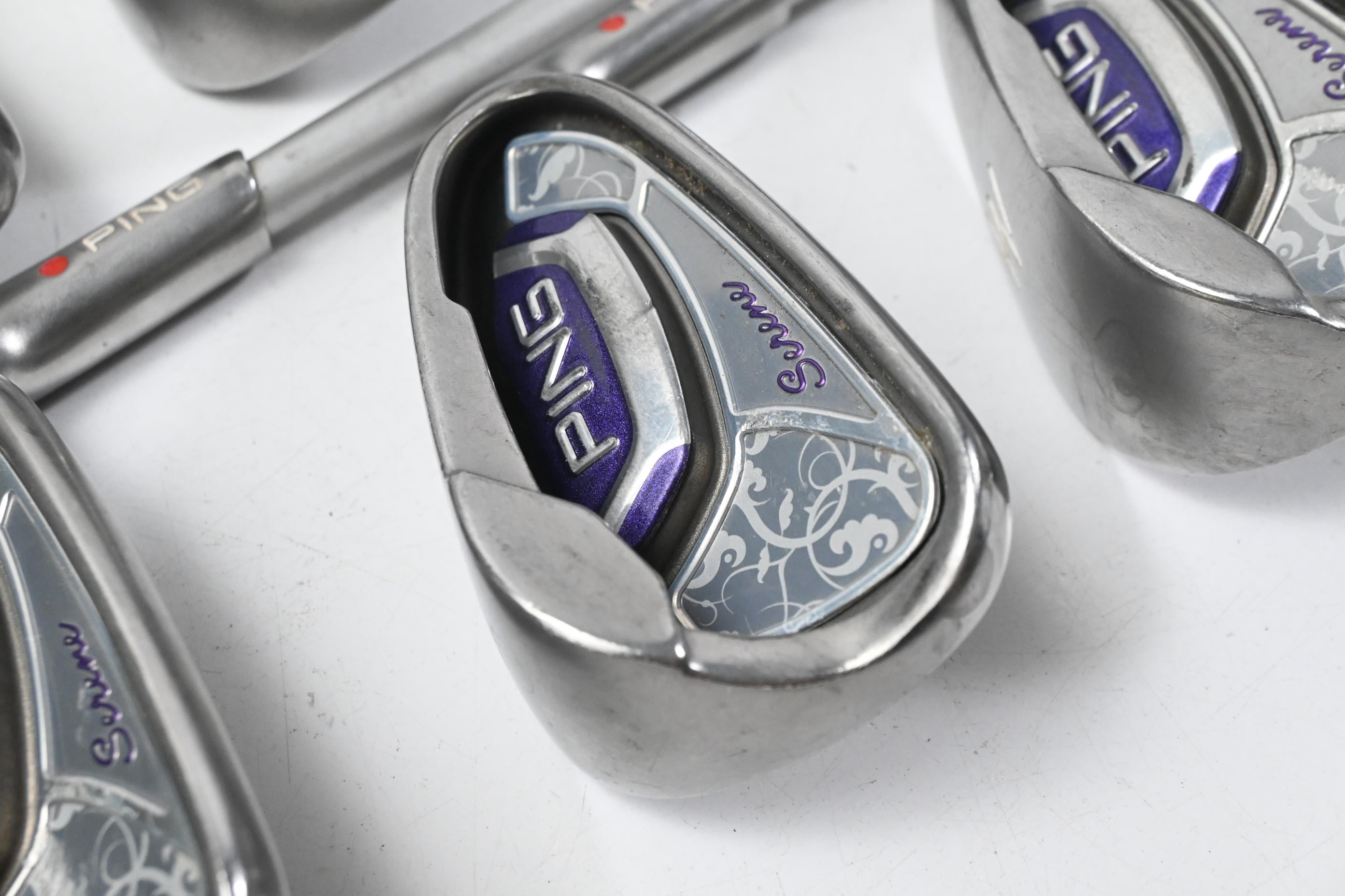 Ladies Ping Serene Combo Irons / 5-PW+SW / Red Dot / Ladies Flex Ping ULT 210