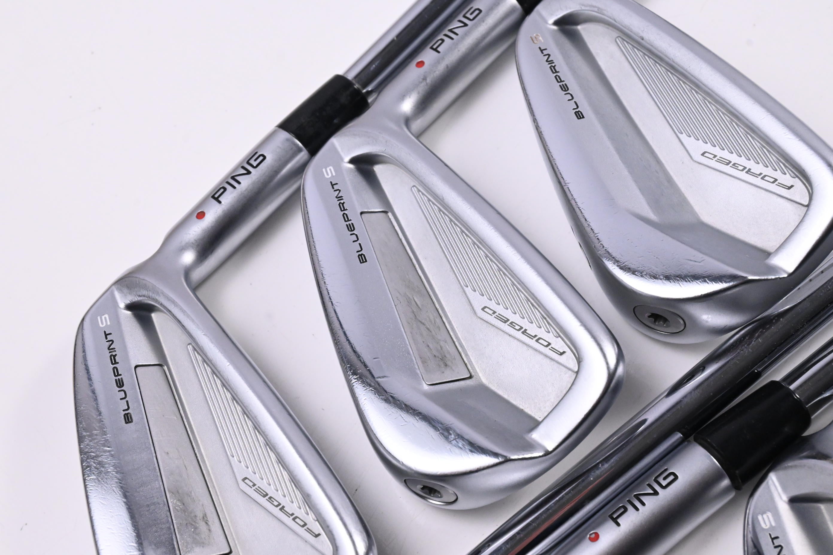 Ping Blueprint S Irons / 4-PW / Red Dot / X-Flex Project X Precision Shafts