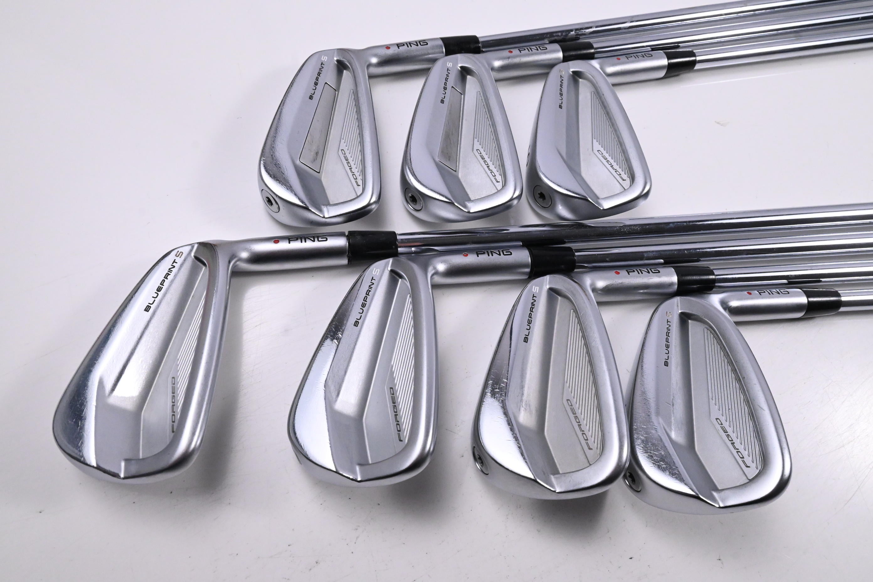 Ping Blueprint S Irons / 4-PW / Red Dot / X-Flex Project X Precision Shafts