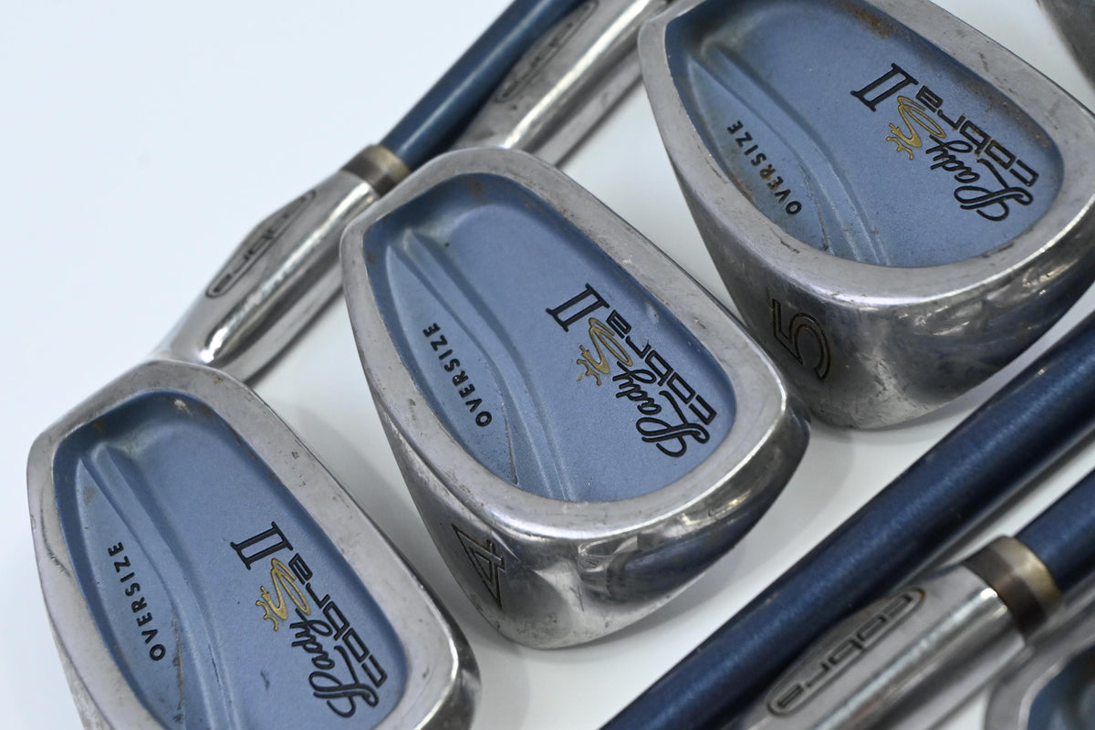 Ladies King Cobra Oversize II Irons / 3-PW+SW / Ladies Flex IQ System Shafts