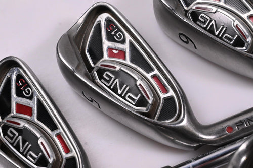 Left Hand Ping G15 Irons / 4-9i / Red Dot / Regular Flex Ping Shafts