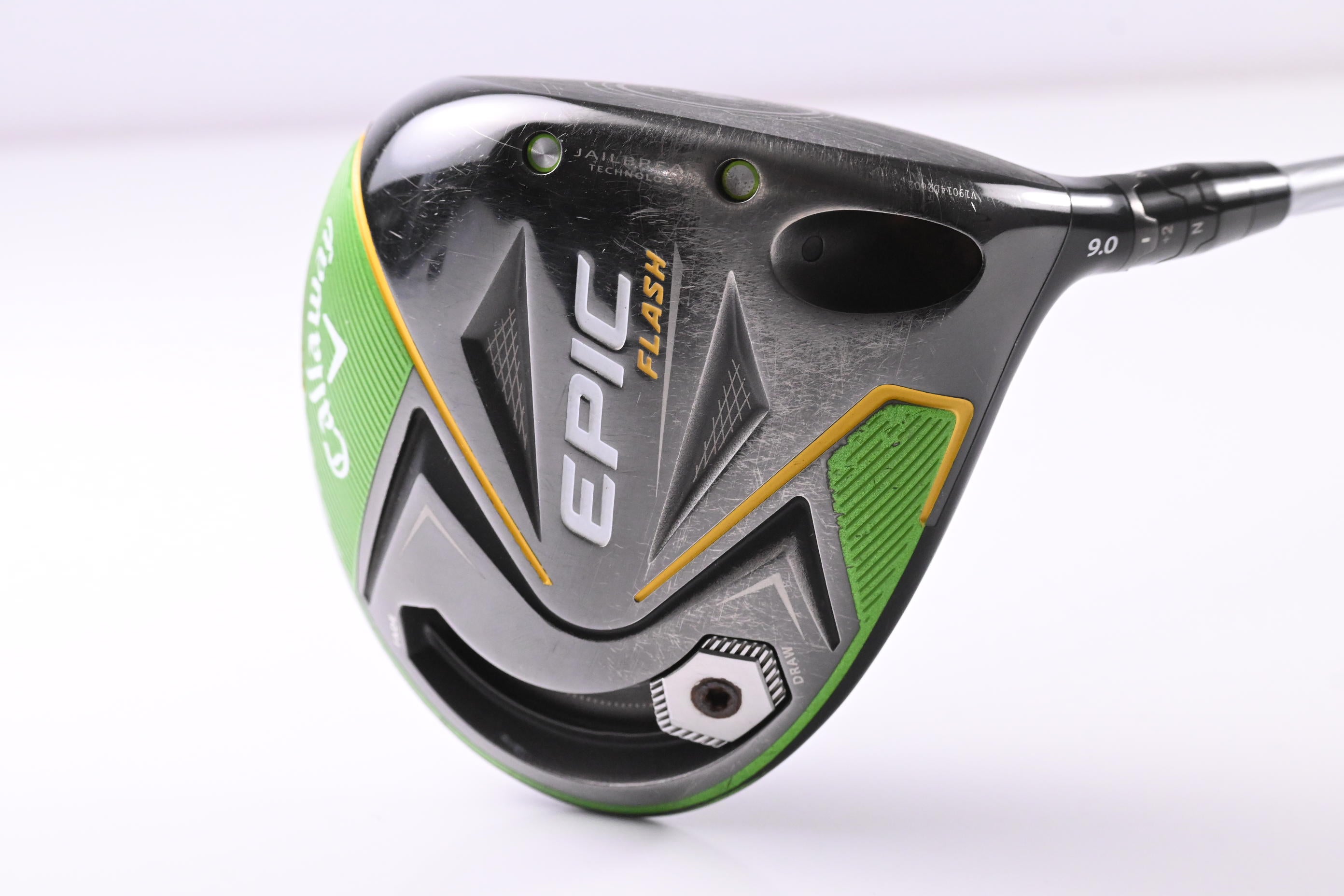 Callaway Epic Flash Driver / 9 Degree / Regular Flex Evenflow Green 55 Shaft