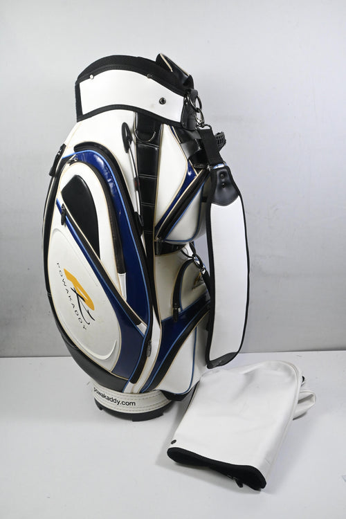 Powakaddy Cart Bag / 14-Way Divider / White, Black , Blue