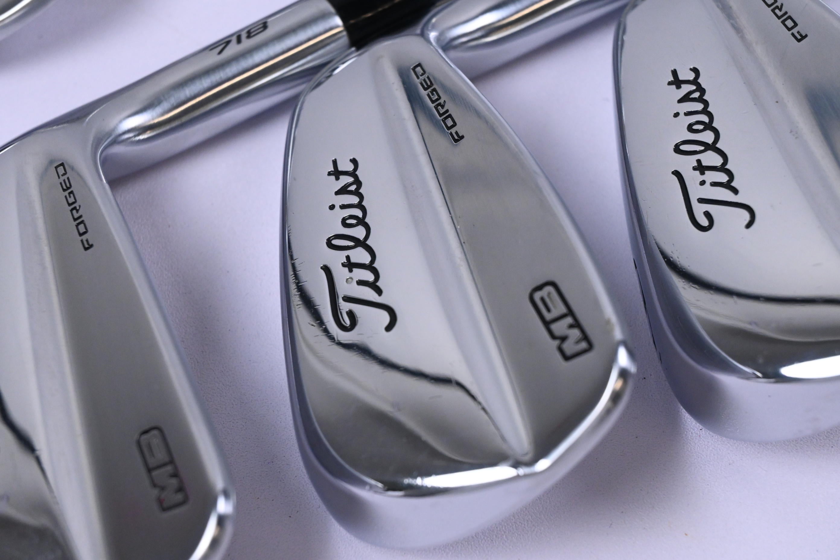 Titleist 718 MB Irons / 3-PW / Regular Plus Flex Project X Rifle Shafts