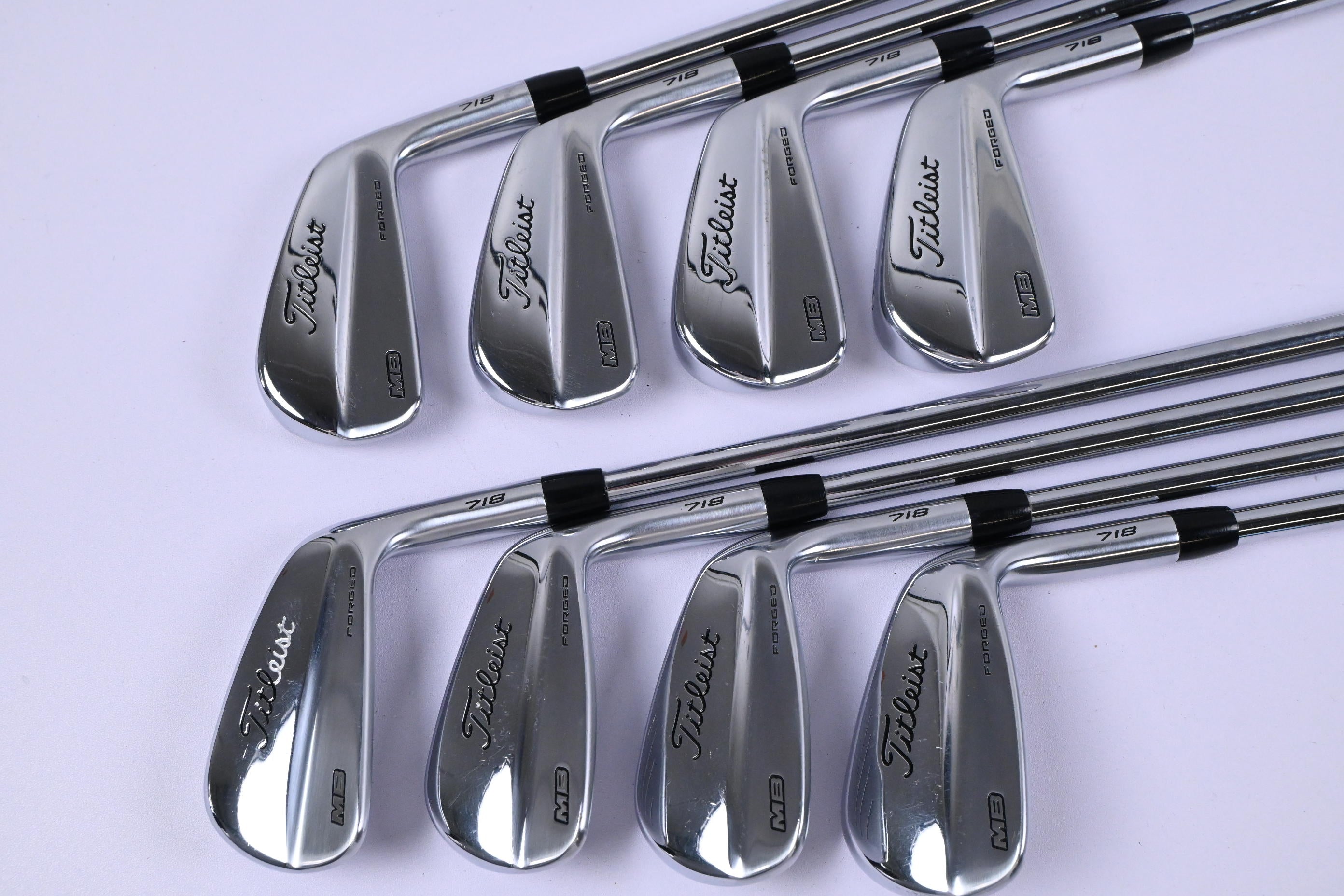 Titleist 718 MB Irons / 3-PW / Regular Plus Flex Project X Rifle Shafts