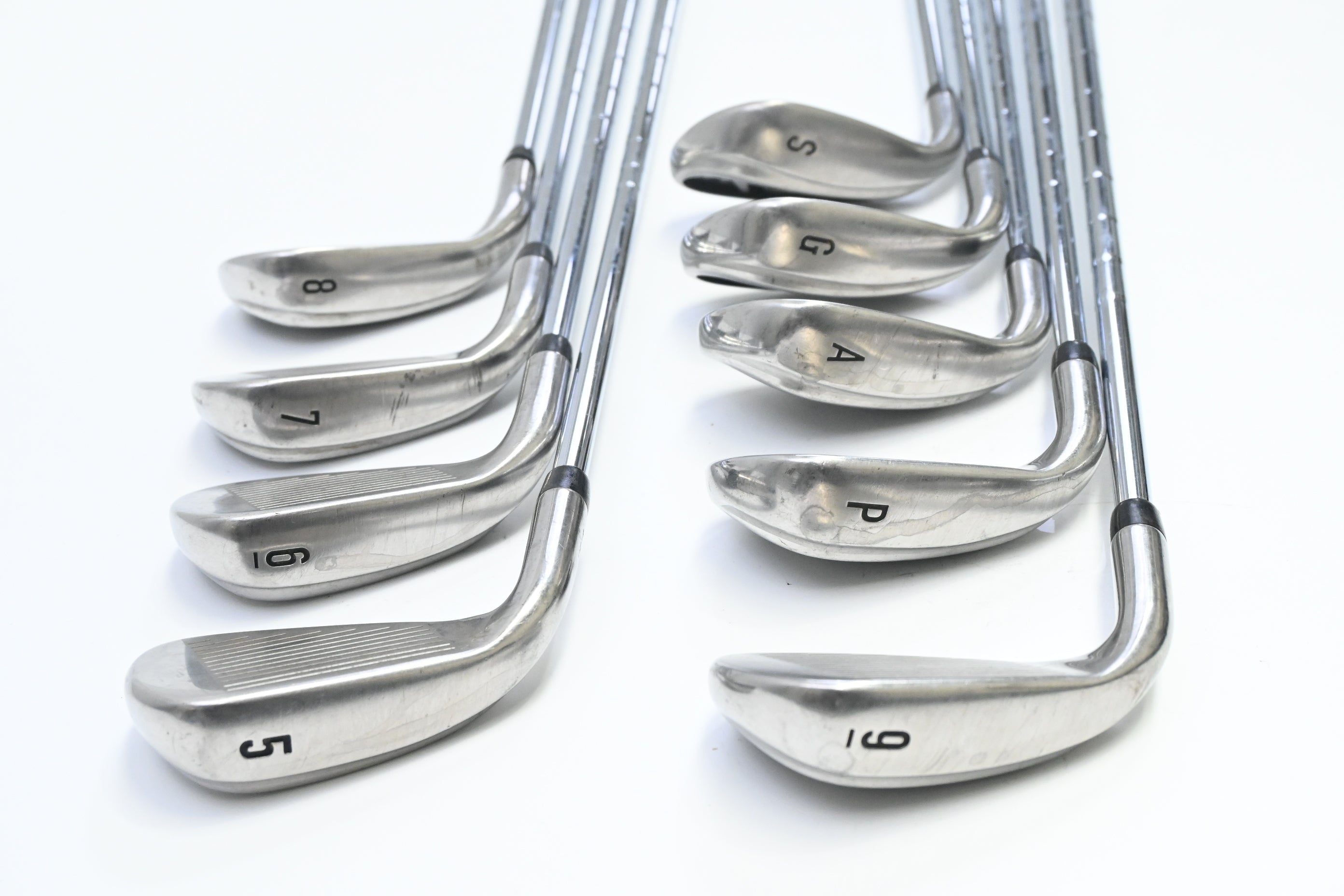 Callaway Rogue X Irons / 5-PW+AW+GW+SW / Regular Flex KBS Tour 110 Shafts