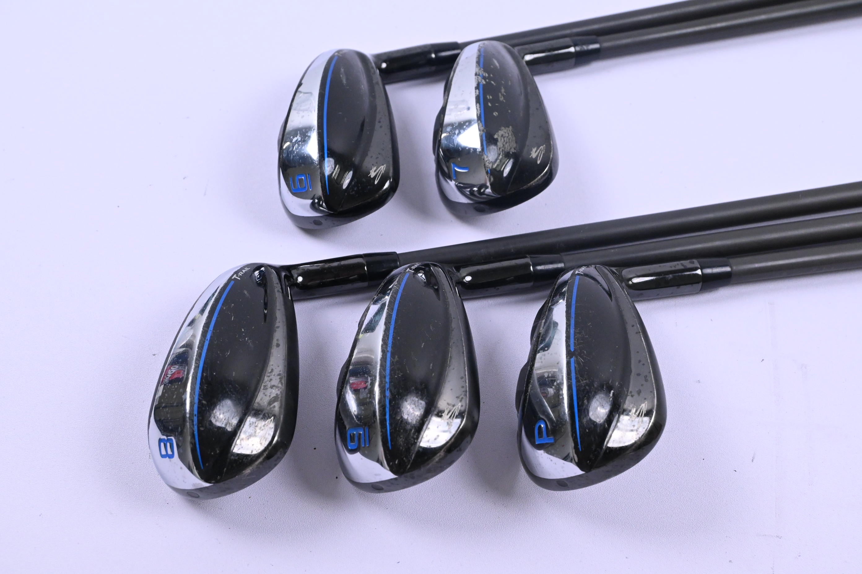 Cobra T-Rail Hybrid Combo Irons / 6-PW / Senior Flex Cobra Ultralite 45 Shafts