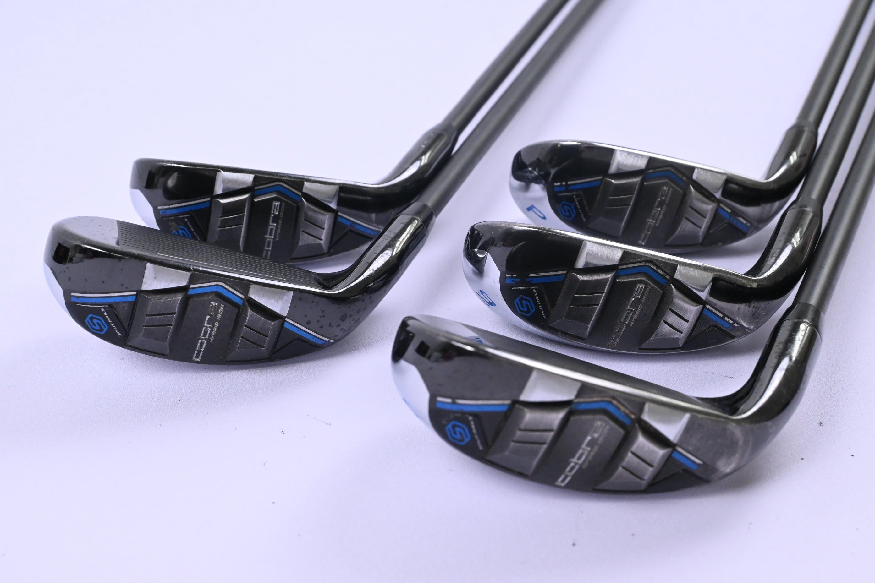 Cobra T-Rail Hybrid Combo Irons / 6-PW / Senior Flex Cobra Ultralite 45 Shafts