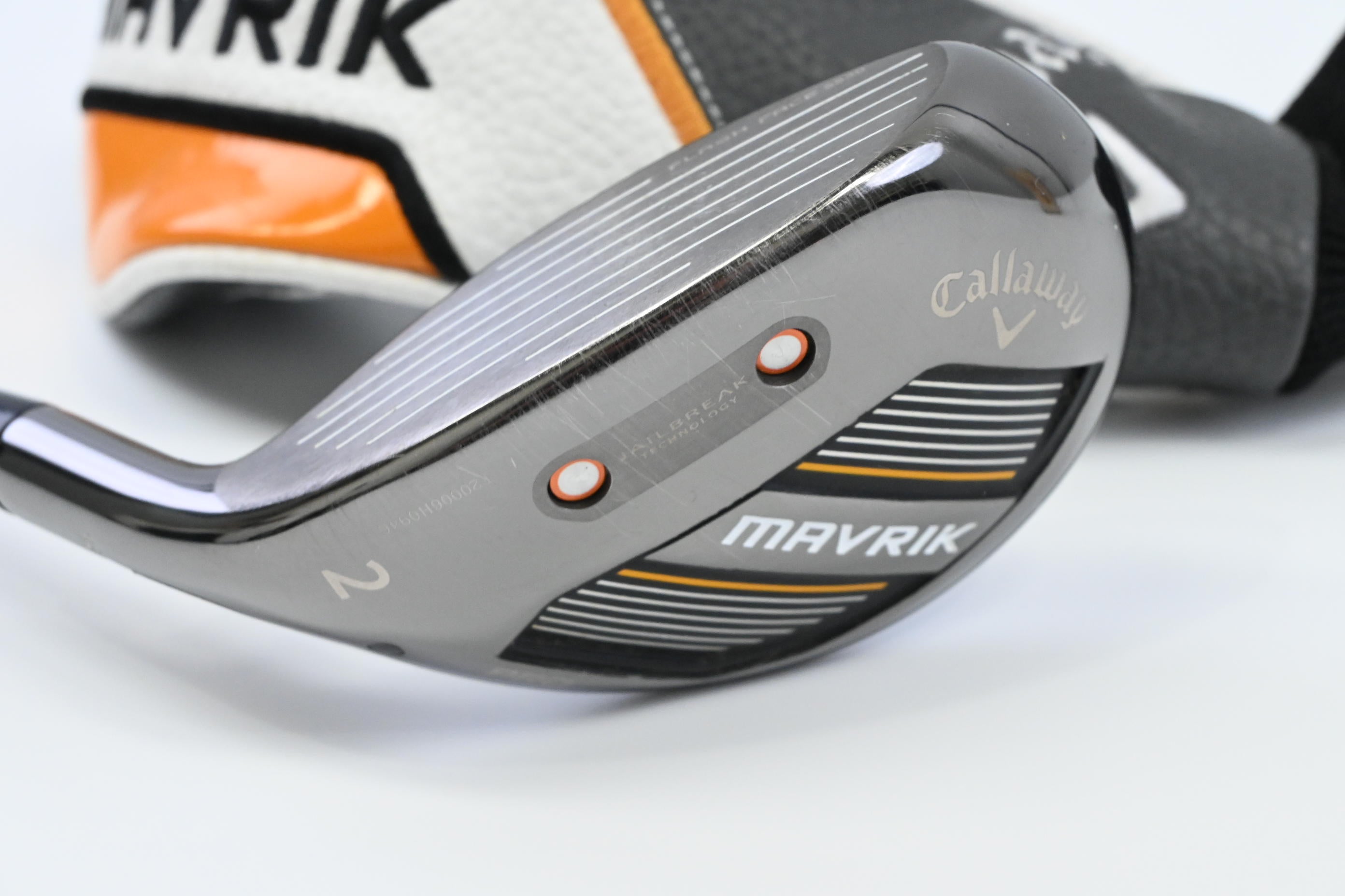 Left Hand Callaway Mavrik Pro #2 Hybrid / 18 Degree / Stiff Flex Tensei Blue 75