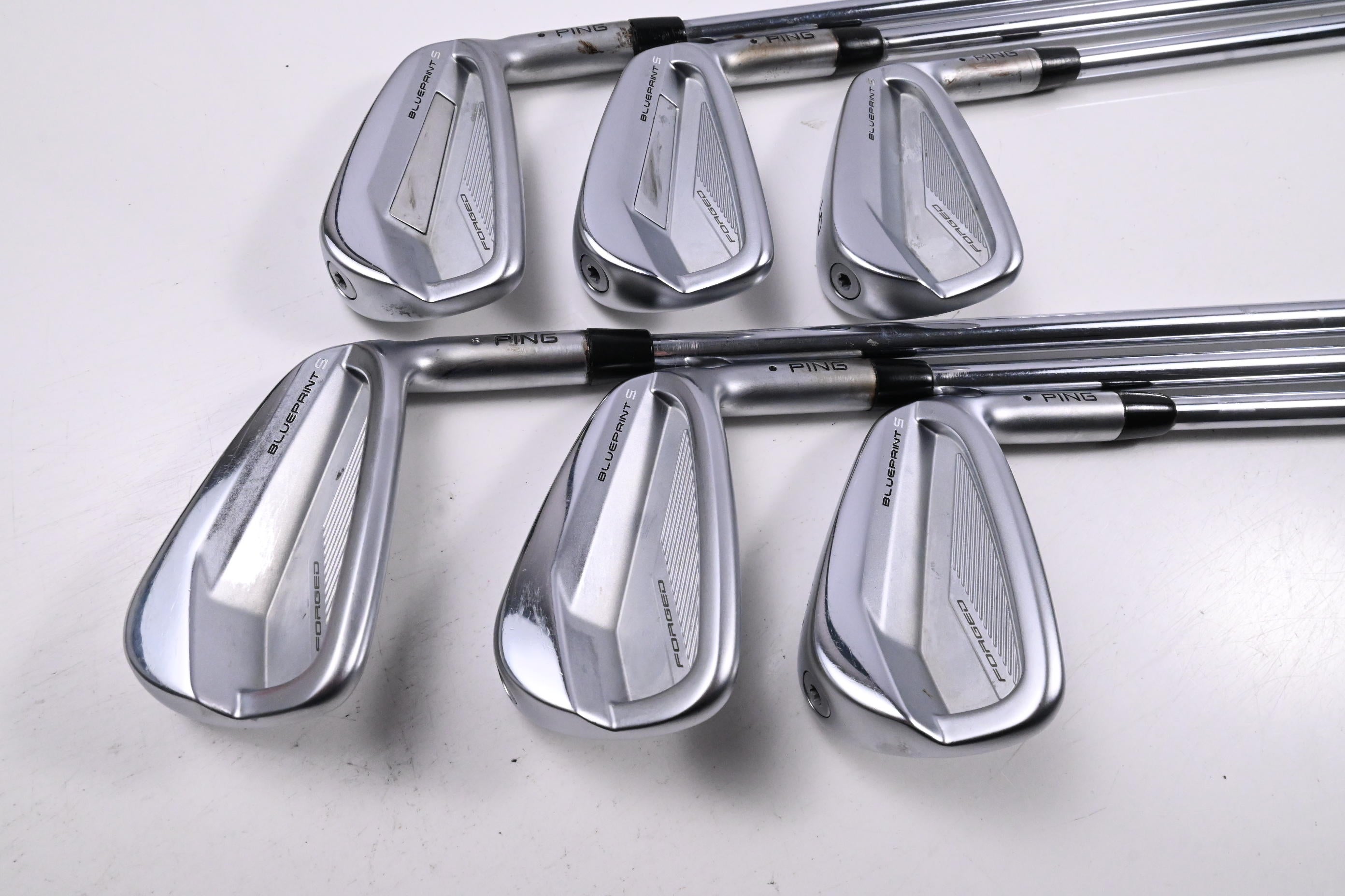 Ping Blueprint S Irons / 4-9i / Black Dot / X-Flex Project X Precision Shafts
