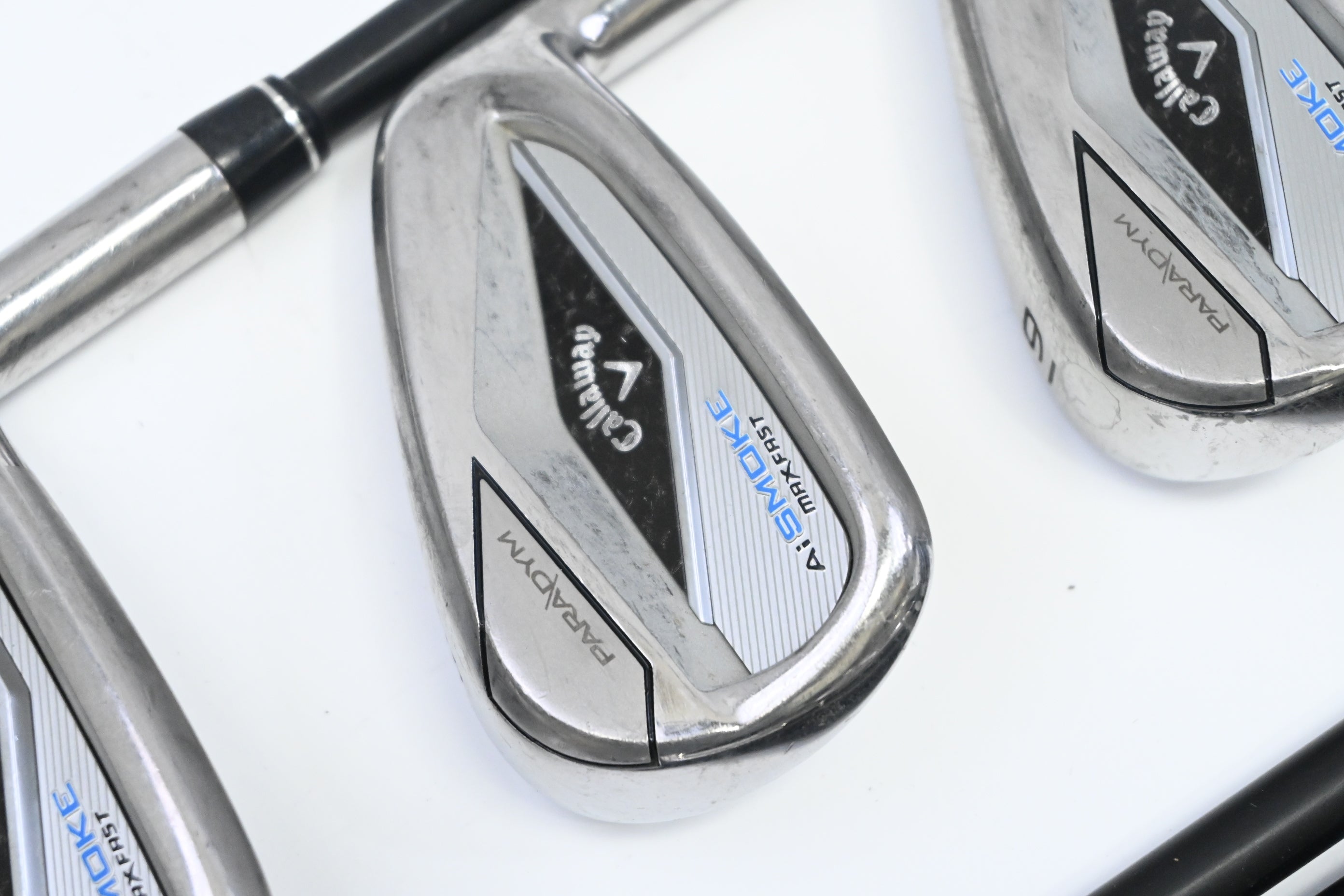 Callaway Paradym Ai Smoke Max Fast Irons / 7-PW+AW+GW+SW / Senior Flex Cypher 40