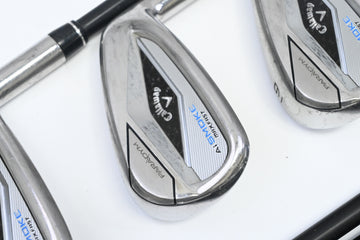 Callaway Paradym Ai Smoke Max Fast Irons / 7-PW+AW+GW+SW / Senior Flex Cypher 40