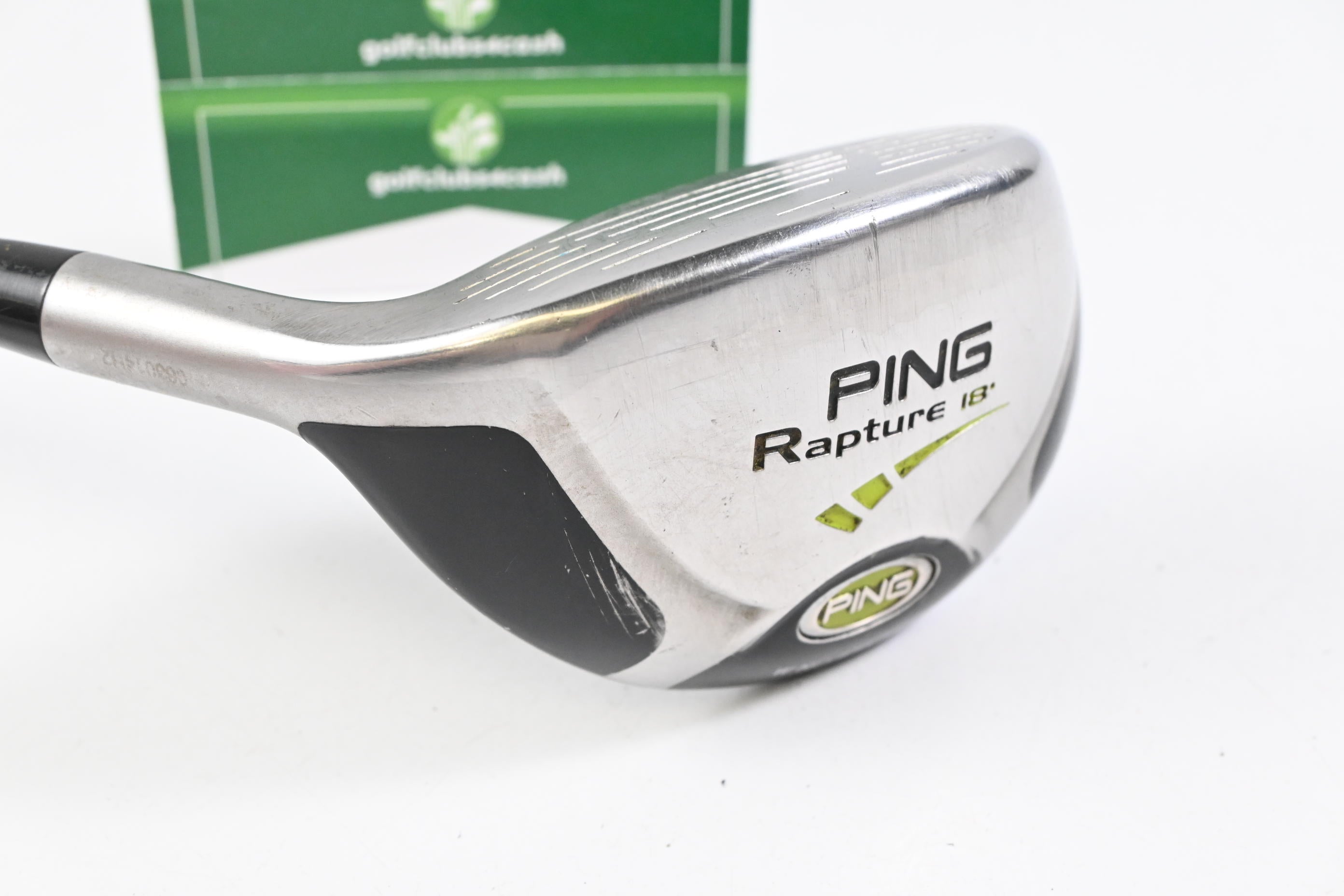 Left Hand Ping Rapture #2 Hybrid / 18 Degree / Stiff Flex Ping TFC 909H Shaft