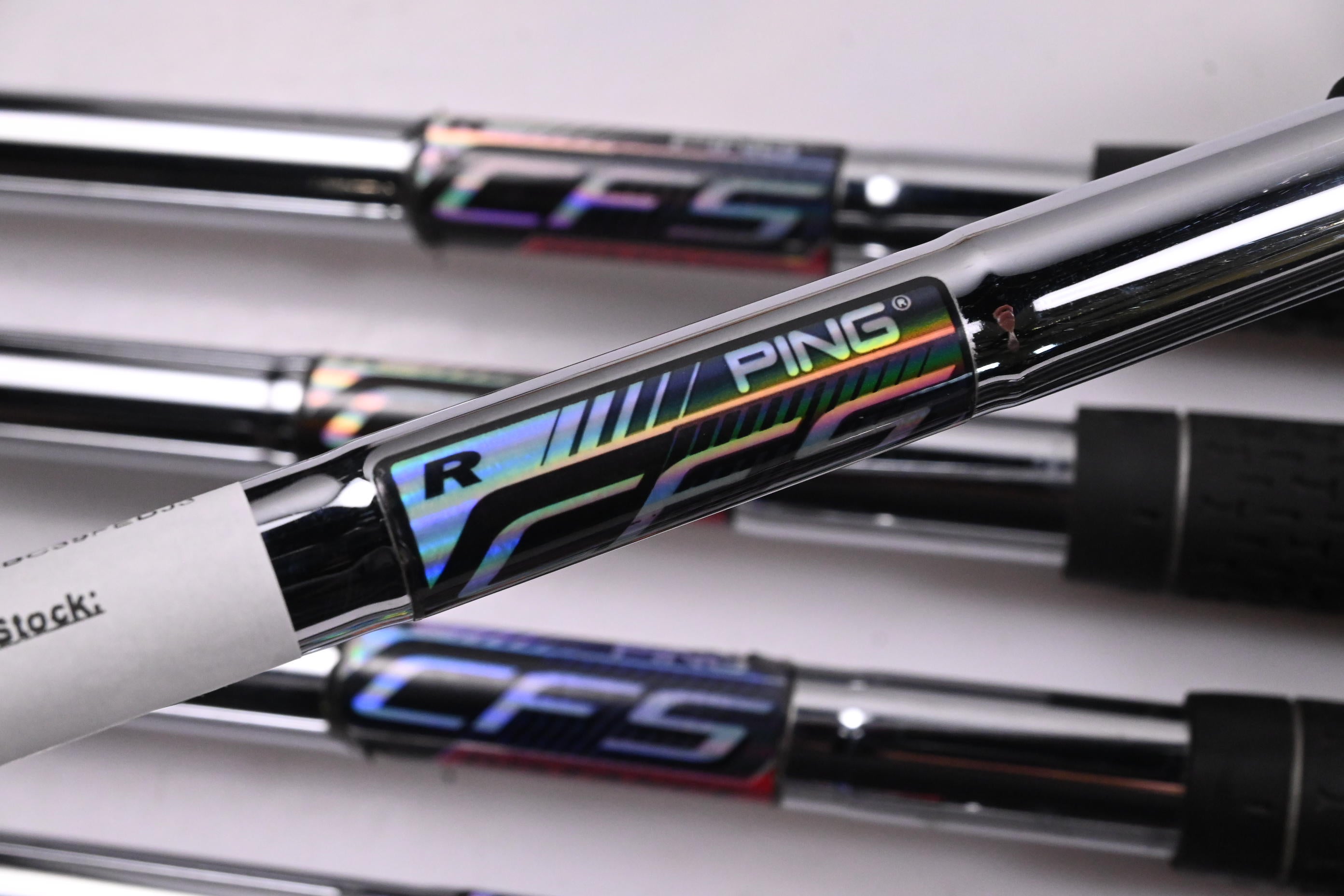 Left Hand Ping G30 Irons / 5-PW+SW / Black Dot / Regular Flex Ping CFS Distance