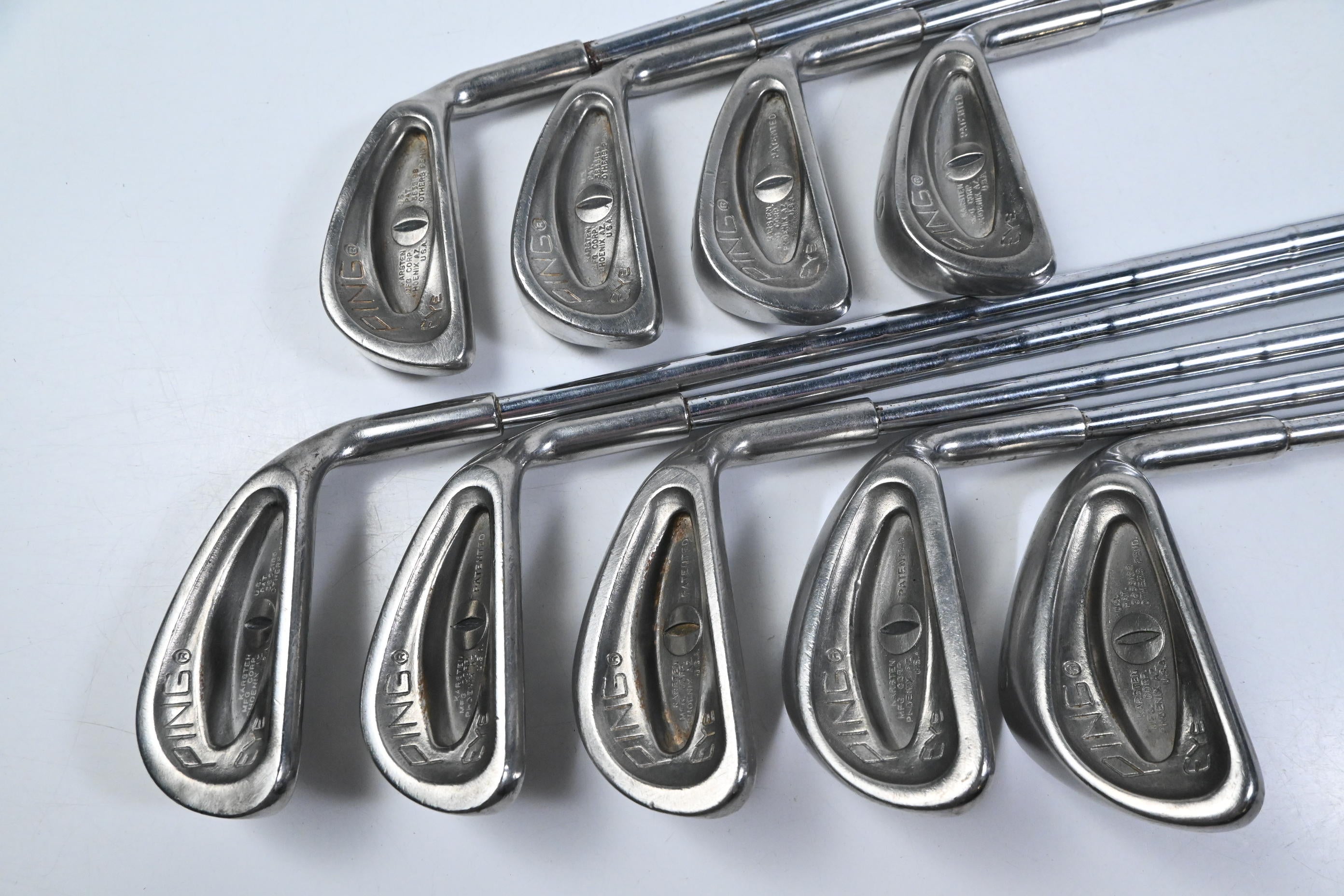 Ping Eye Irons / 3-PW+SW / Black Dot / Stiff Flex Ping ZZ Lite Steel Shafts