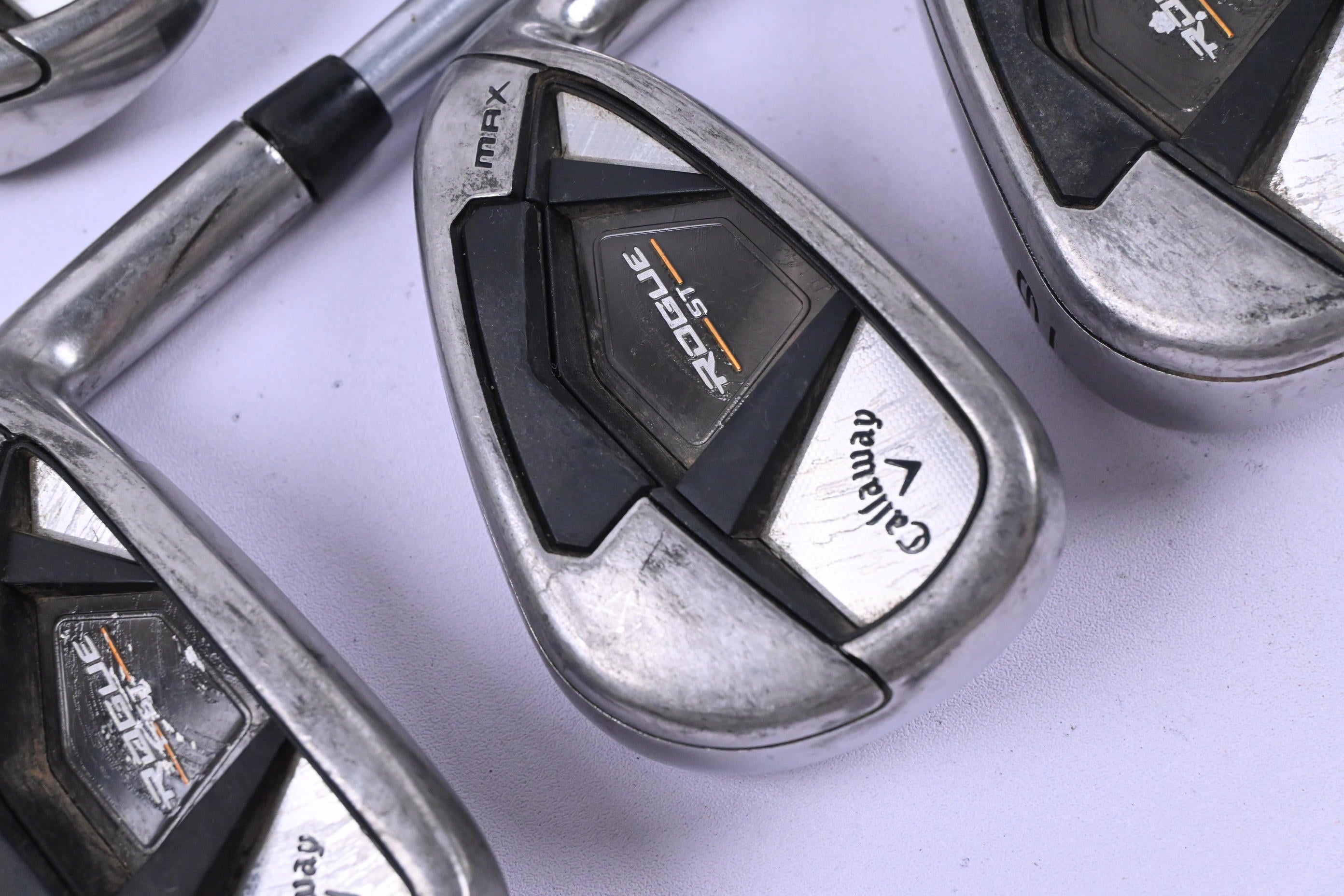 Callaway Rogue ST Max Irons / 4-PW / Stiff Flex Project X LS 120 Shafts