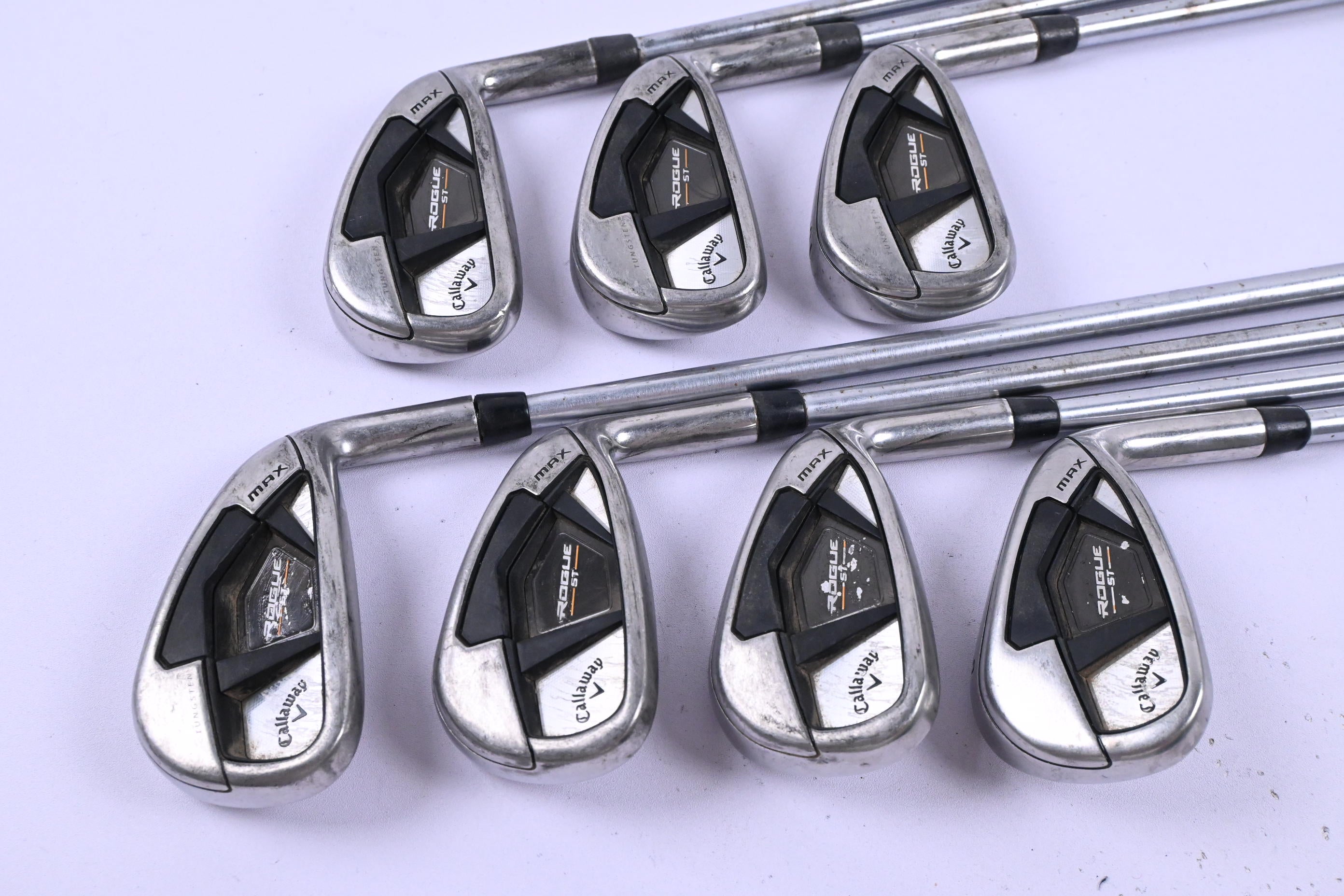Callaway Rogue ST Max Irons / 4-PW / Stiff Flex Project X LS 120 Shafts