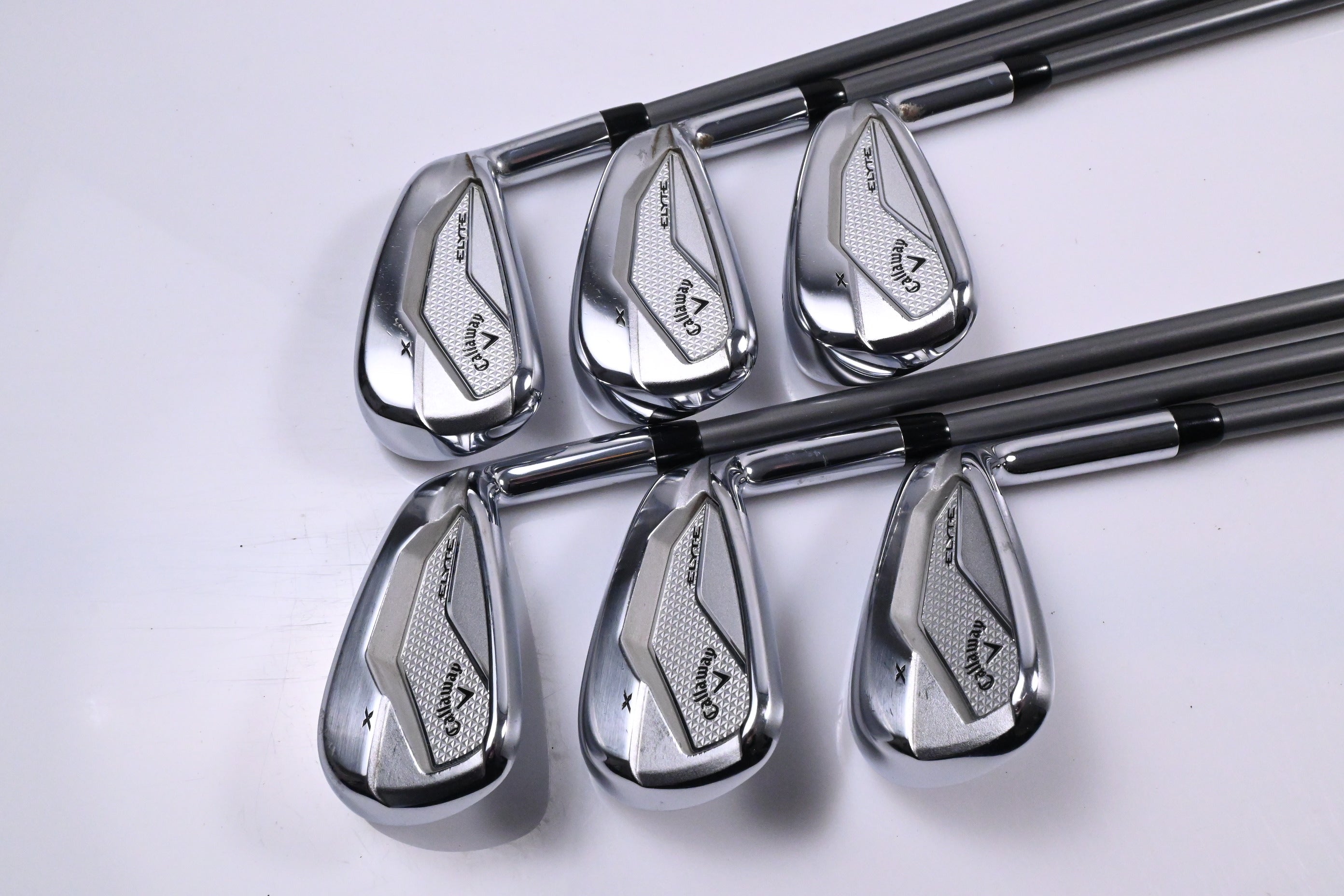 Callaway Elyte X Irons / 6-PW+GW / Senior Flex Denali Charcoal 55 Shafts
