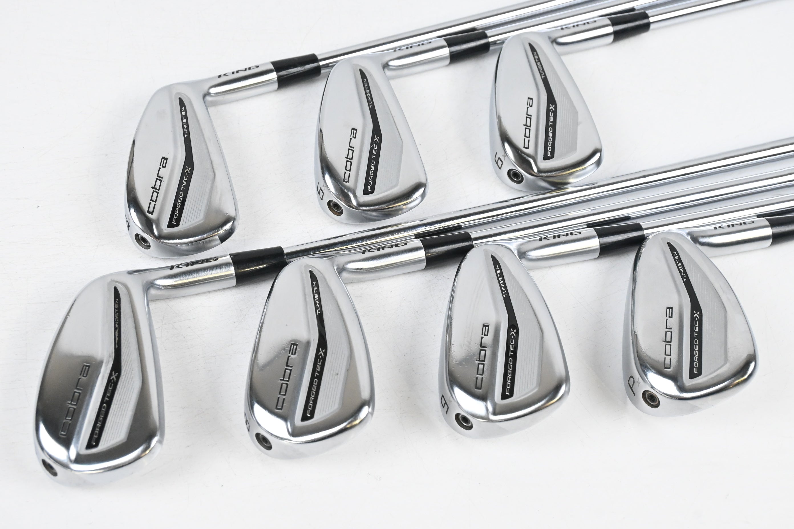 Cobra Forged Tec X 2022 Irons / 4-PW / Regular Flex KBS Tour Lite Shafts