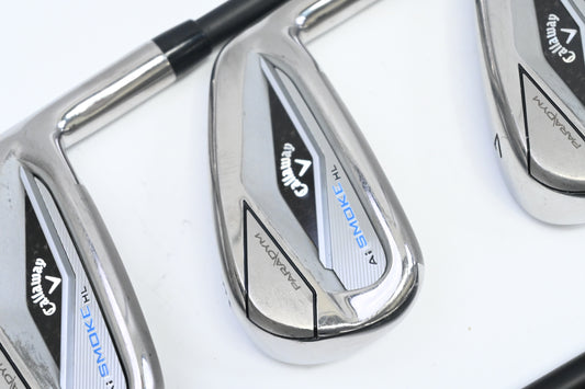 Callaway Paradym Ai Smoke HL Irons / 5-PW / Regular Flex Cypher 60 Shafts