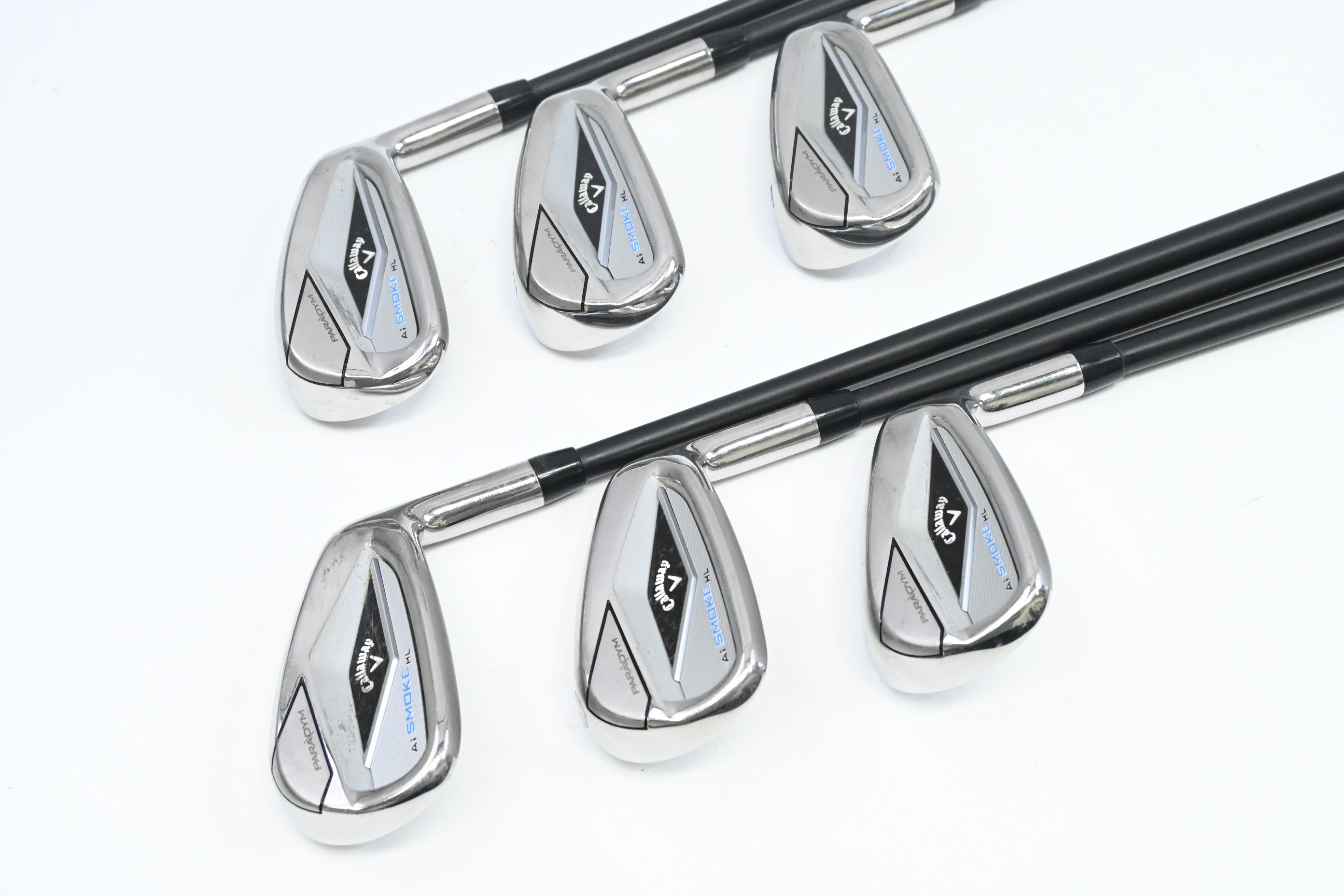 Callaway Paradym Ai Smoke HL Irons / 5-PW / Regular Flex Cypher 60 Shafts