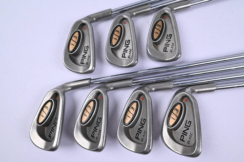 Ping i3 Irons / 4-PW / Red Dot / Stiff Flex Cushin JZ Shafts