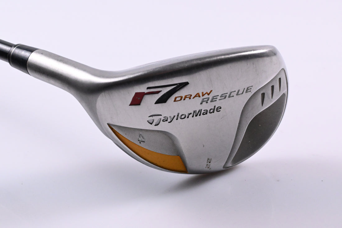 Left Hand Taylormade R7 Draw #4 Hybrid / 22 Degree / Regular Flex Reax 55 Shaft