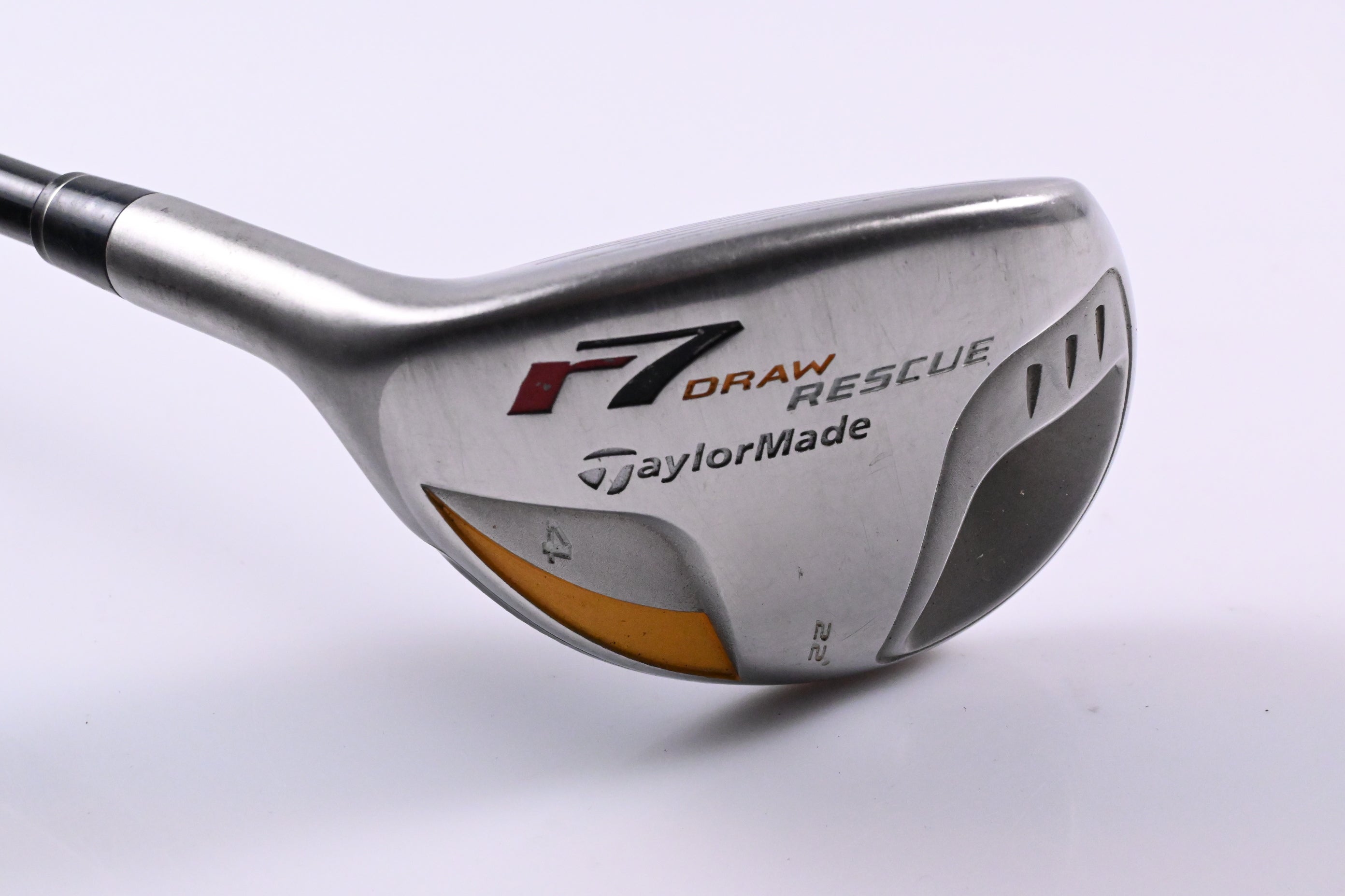 Left Hand Taylormade R7 Draw #4 Hybrid / 22 Degree / Regular Flex Reax 55 Shaft