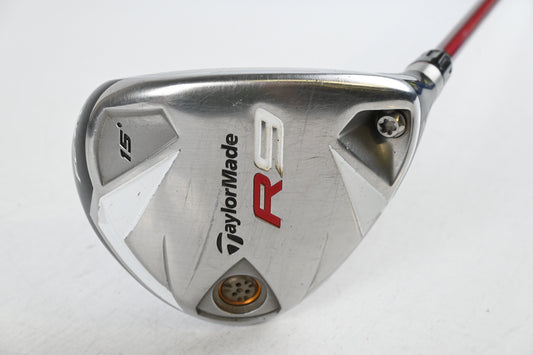 Taylormade R9 #3 Wood / 15 Degree / Stiff Flex Fujikura Motore F1 85 Shaft