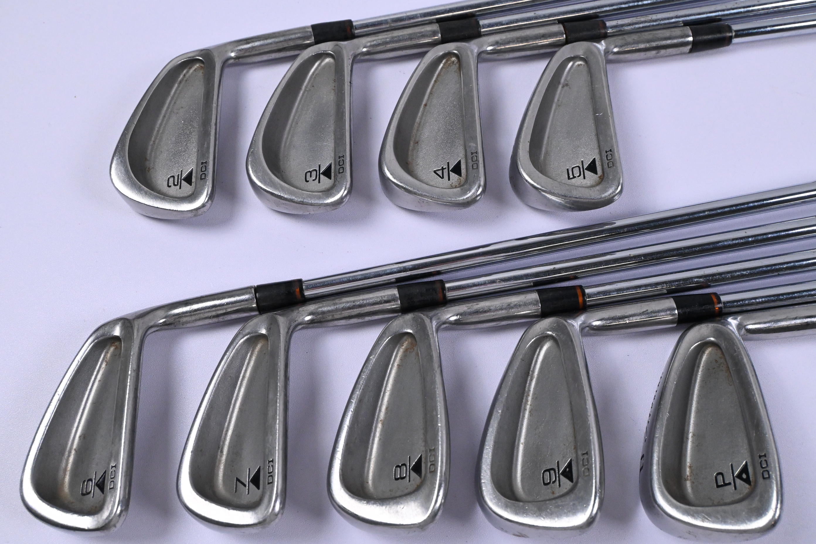 Titleist DCI Black Irons / 3-PW / Regular Flex Titleist Tri-Spec Shafts
