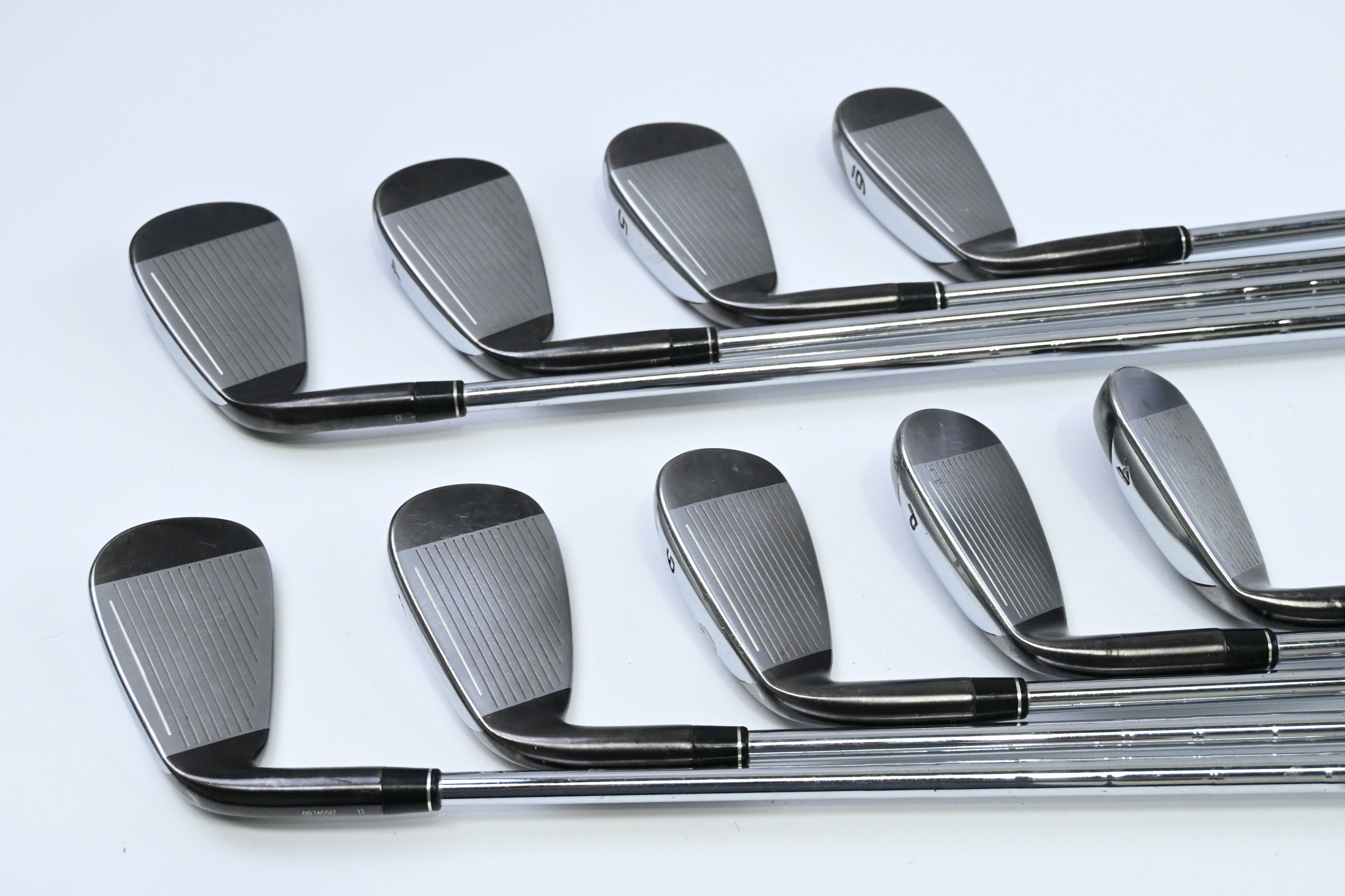 Taylormade Burner 2.0 Irons / 3-PW+AW / Stiff Flex KBS Tour Shafts