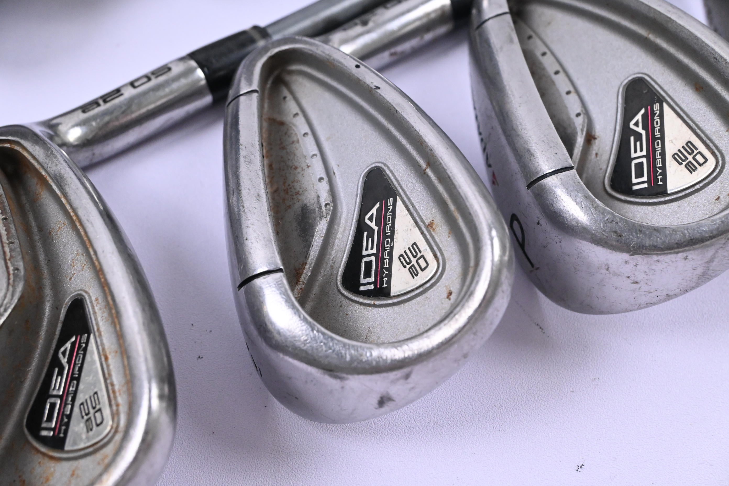 Adams Idea Tech Hybrid Irons / 4-PW+SW / Senior Flex Aldila NVS Hybrid-Lite