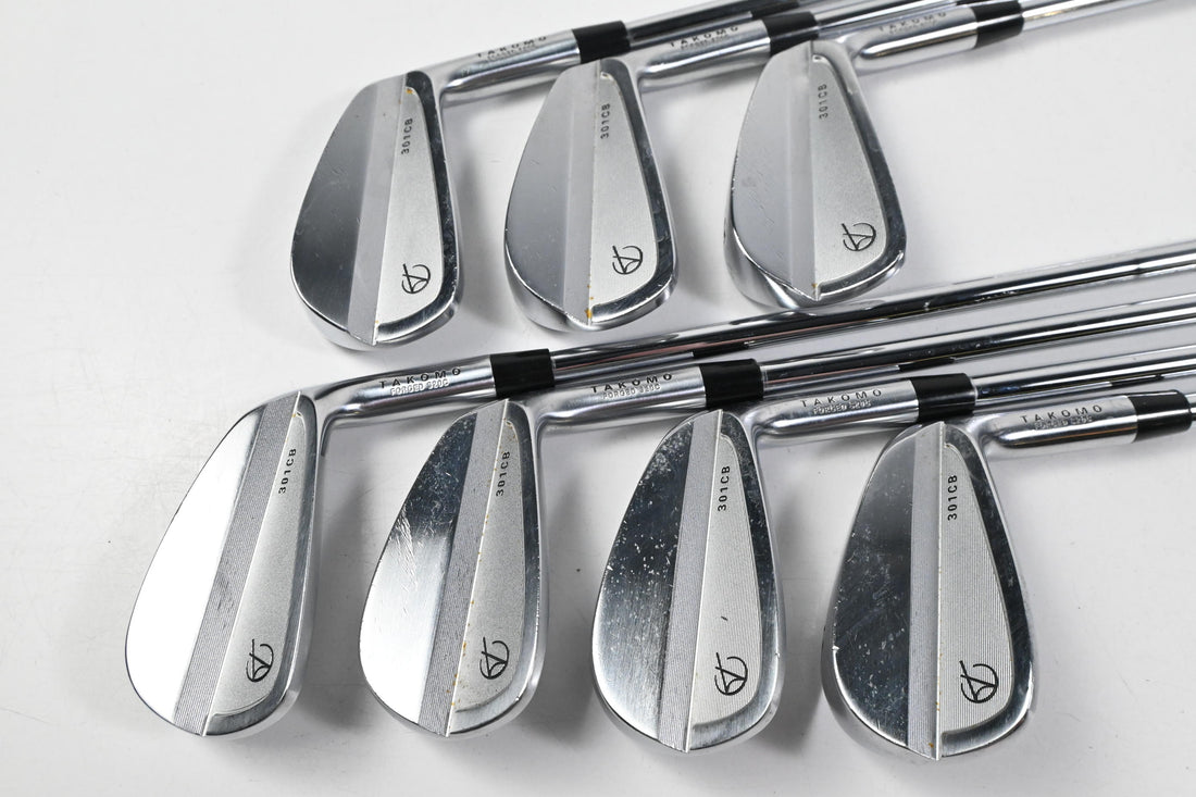 Takomo 301 CB Irons / 4-PW / Stiff Flex KBS Tour 120 Steel Shafts