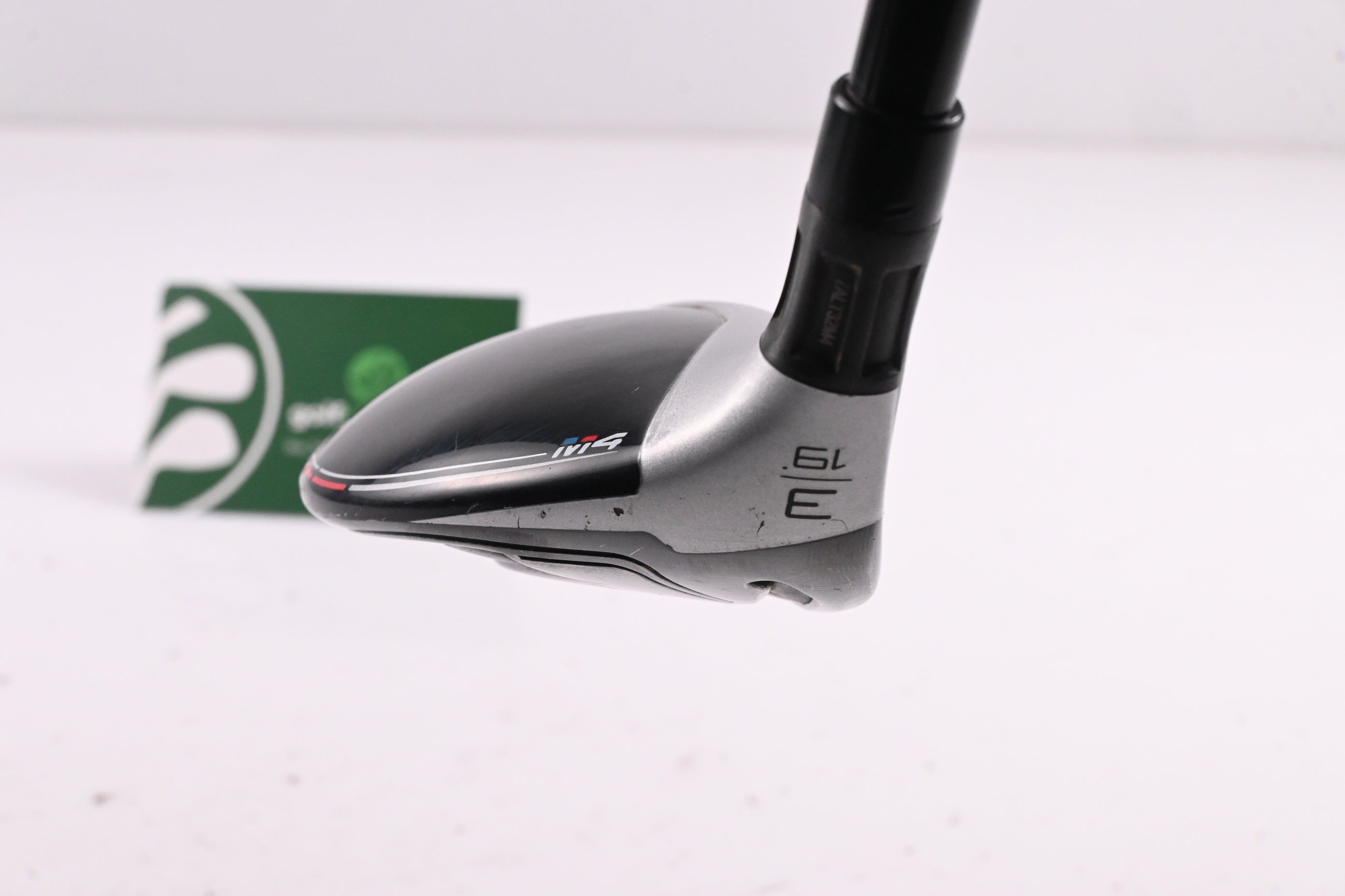 Left Hand Taylormade M4 #3 Hybrid / 19 Degree / Regular Flex Atmos Red 6 Shaft