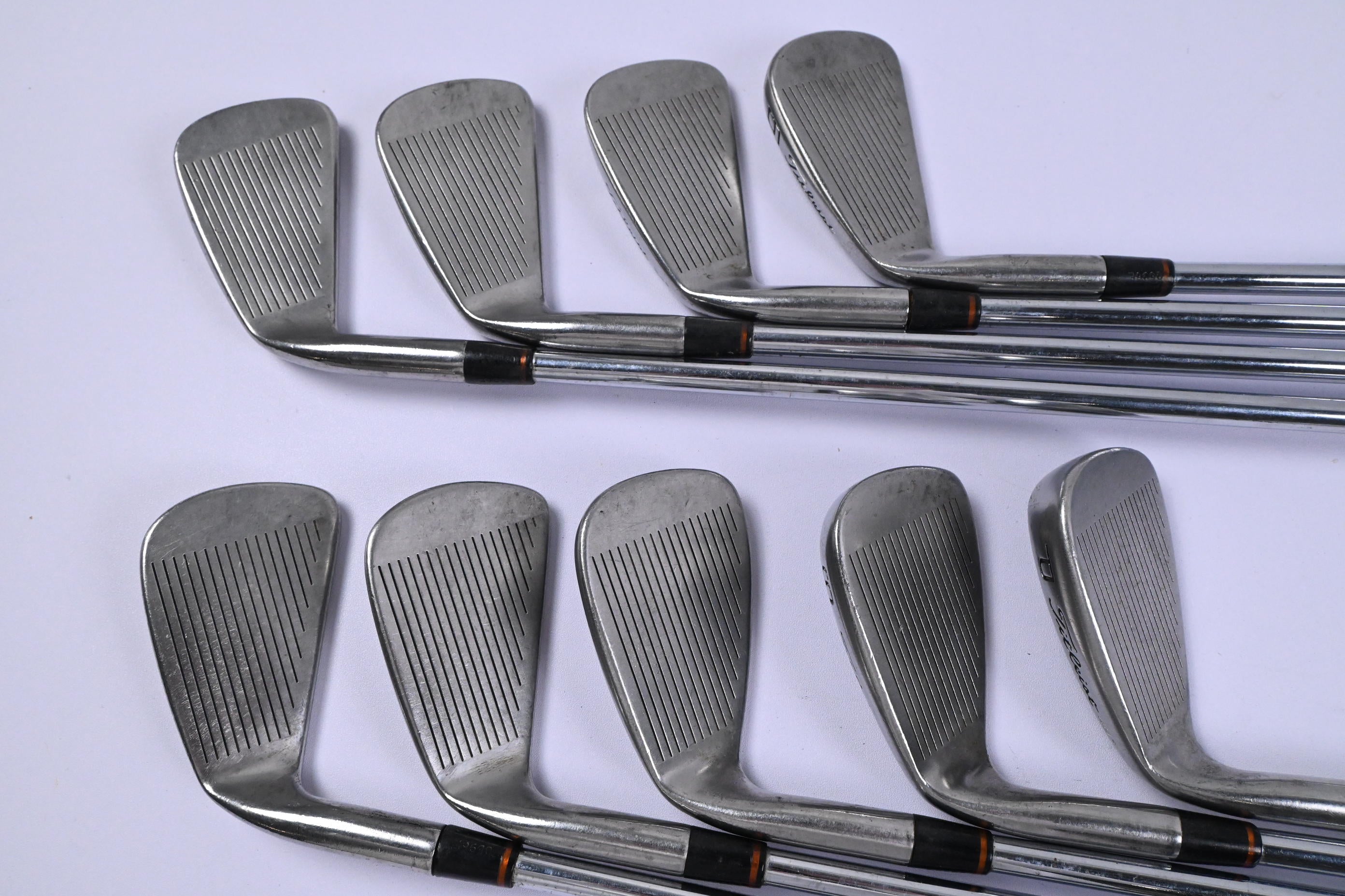 Titleist DCI Black Irons / 3-PW / Regular Flex Titleist Tri-Spec Shafts