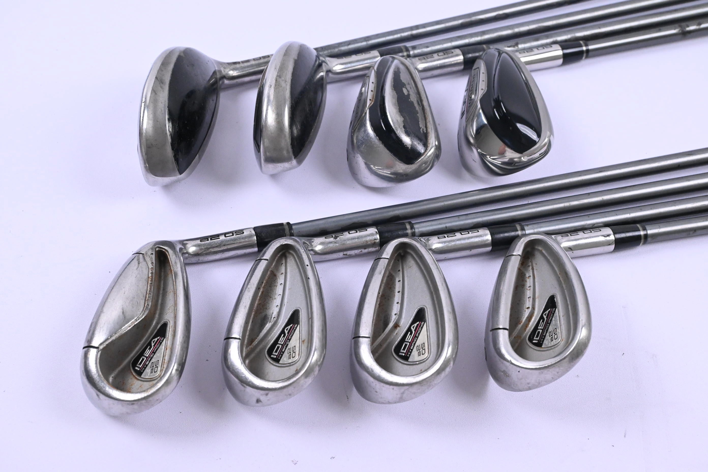 Adams Idea Tech Hybrid Irons / 4-PW+SW / Senior Flex Aldila NVS Hybrid-Lite