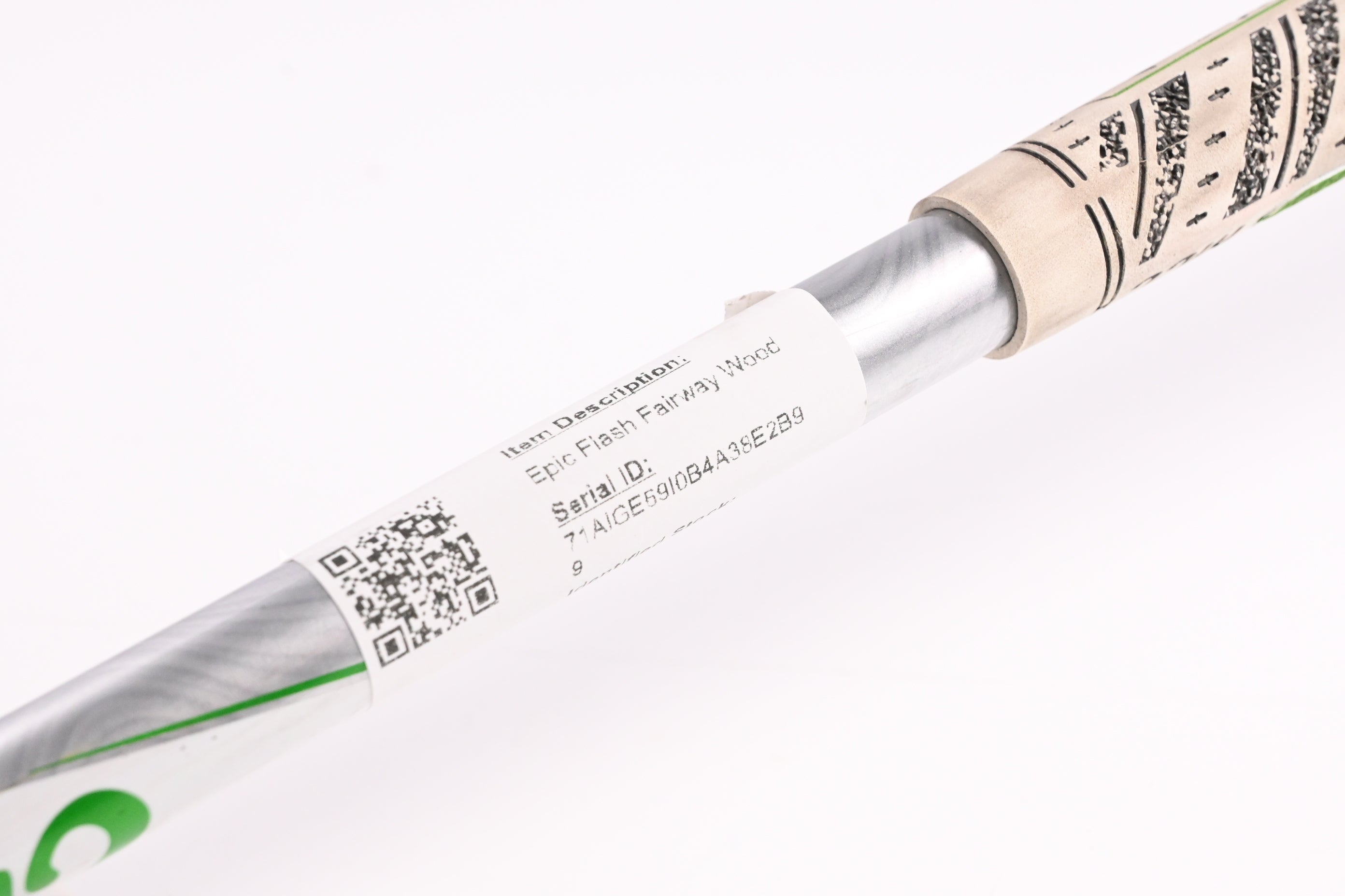 Left Hand Callaway Epic Flash #3 Wood / 15 Degree / Regular Flex EvenFlow Green