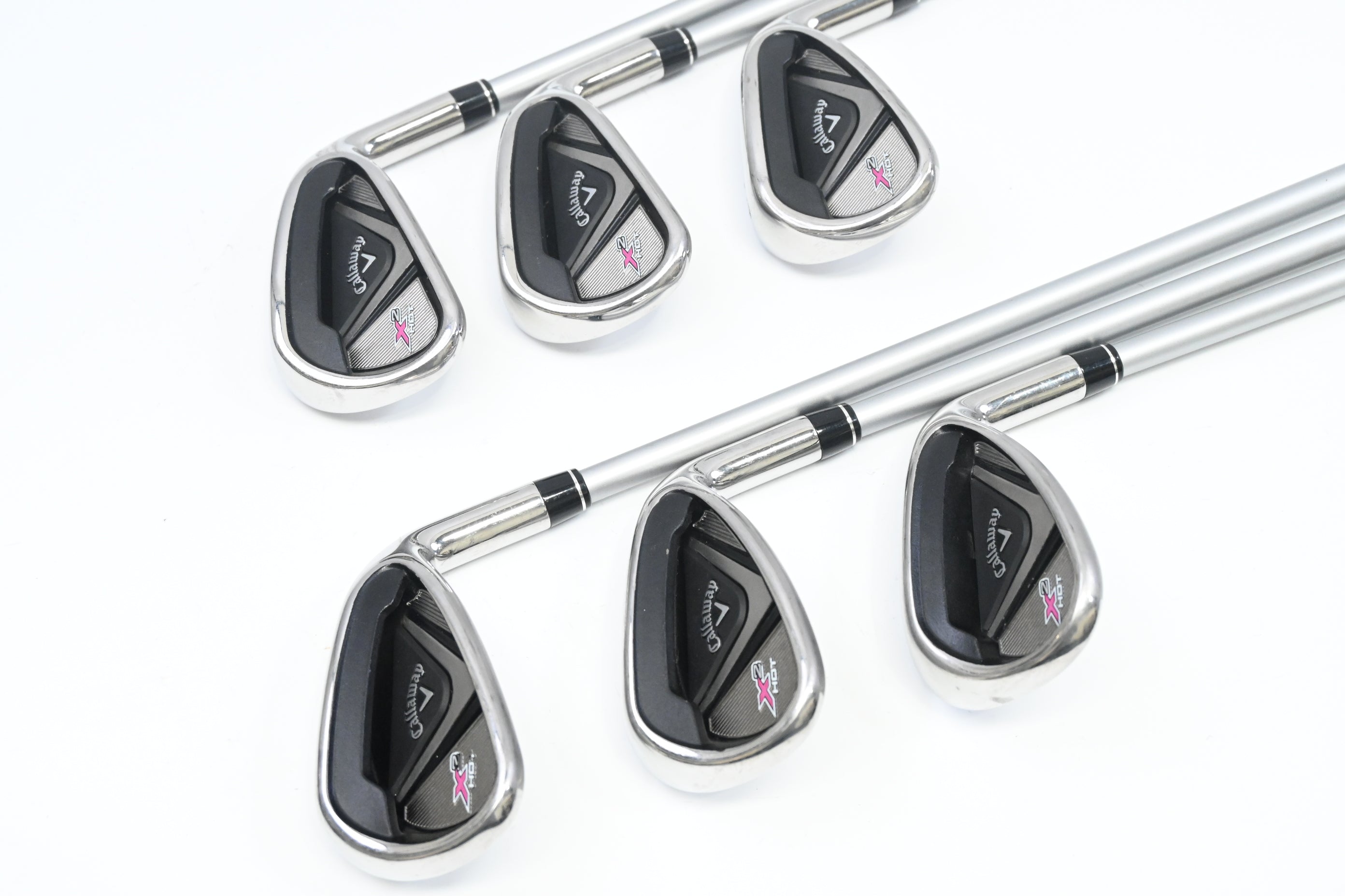 Ladies Callaway X2 Hot Irons / 6-PW+SW / Ladies Flex Callaway X2 Hot Shafts