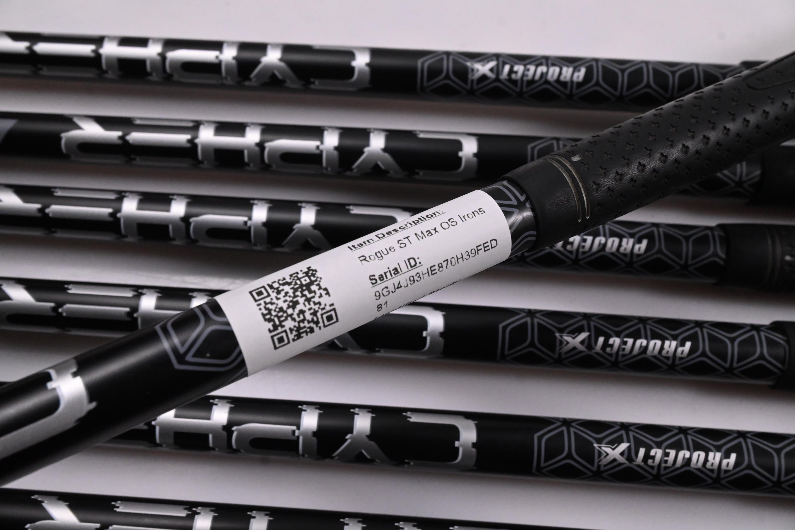 Callaway Rogue ST Max OS Irons / 6-PW+AW+GW / Senior Flex Cypher 50 Shafts