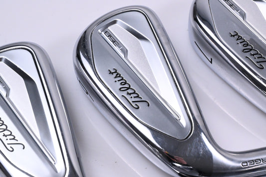 Left Hand Titleist T350 Irons / 5-PW+GW /  Regular Flex True Temper AMT Red R300