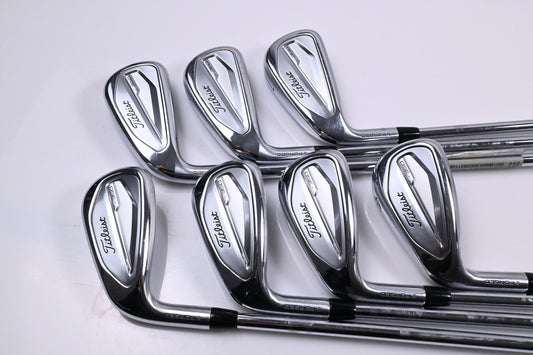 Left Hand Titleist T350 Irons / 5-PW+GW /  Regular Flex True Temper AMT Red R300