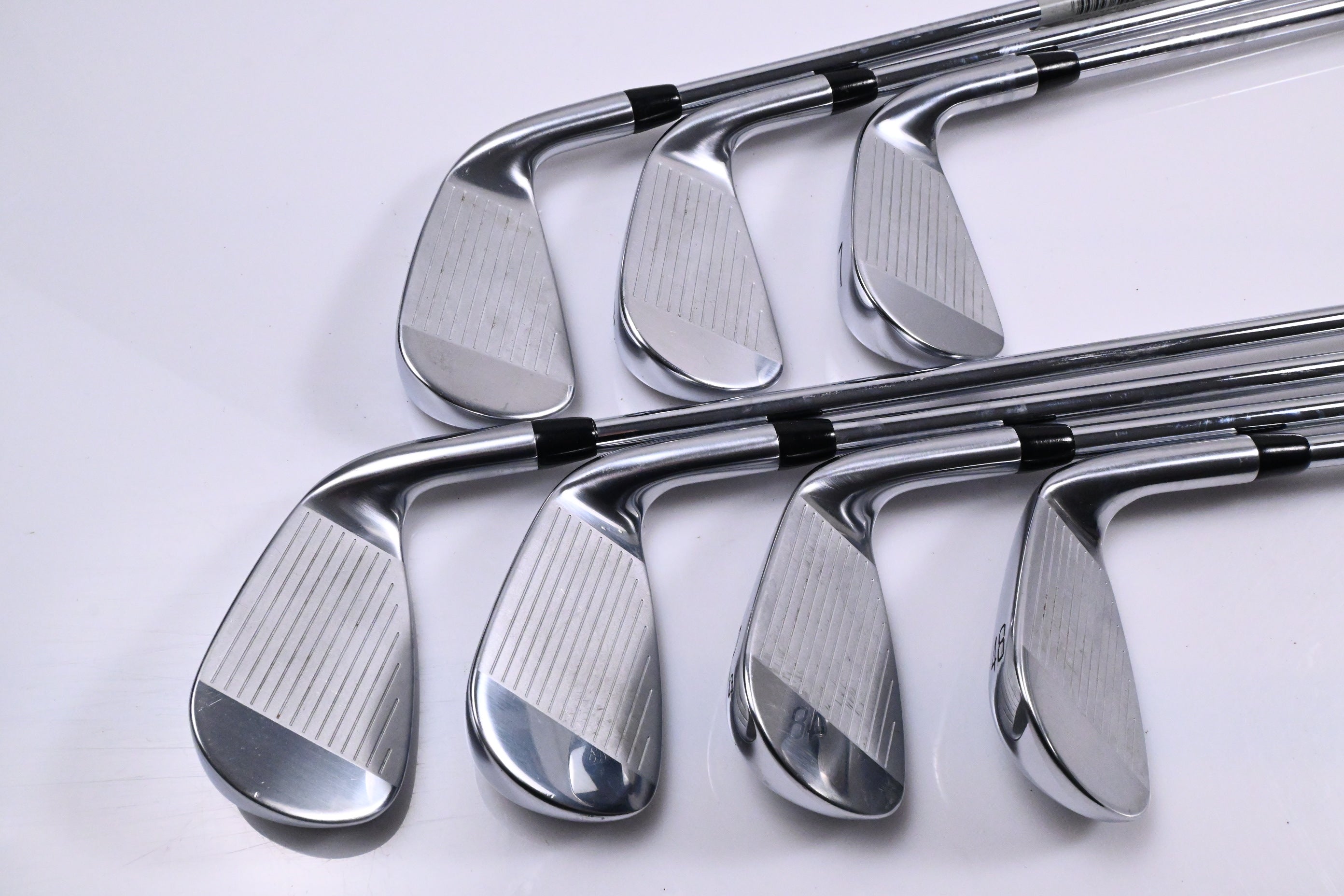 Left Hand Titleist T350 Irons / 5-PW+GW /  Regular Flex True Temper AMT Red R300