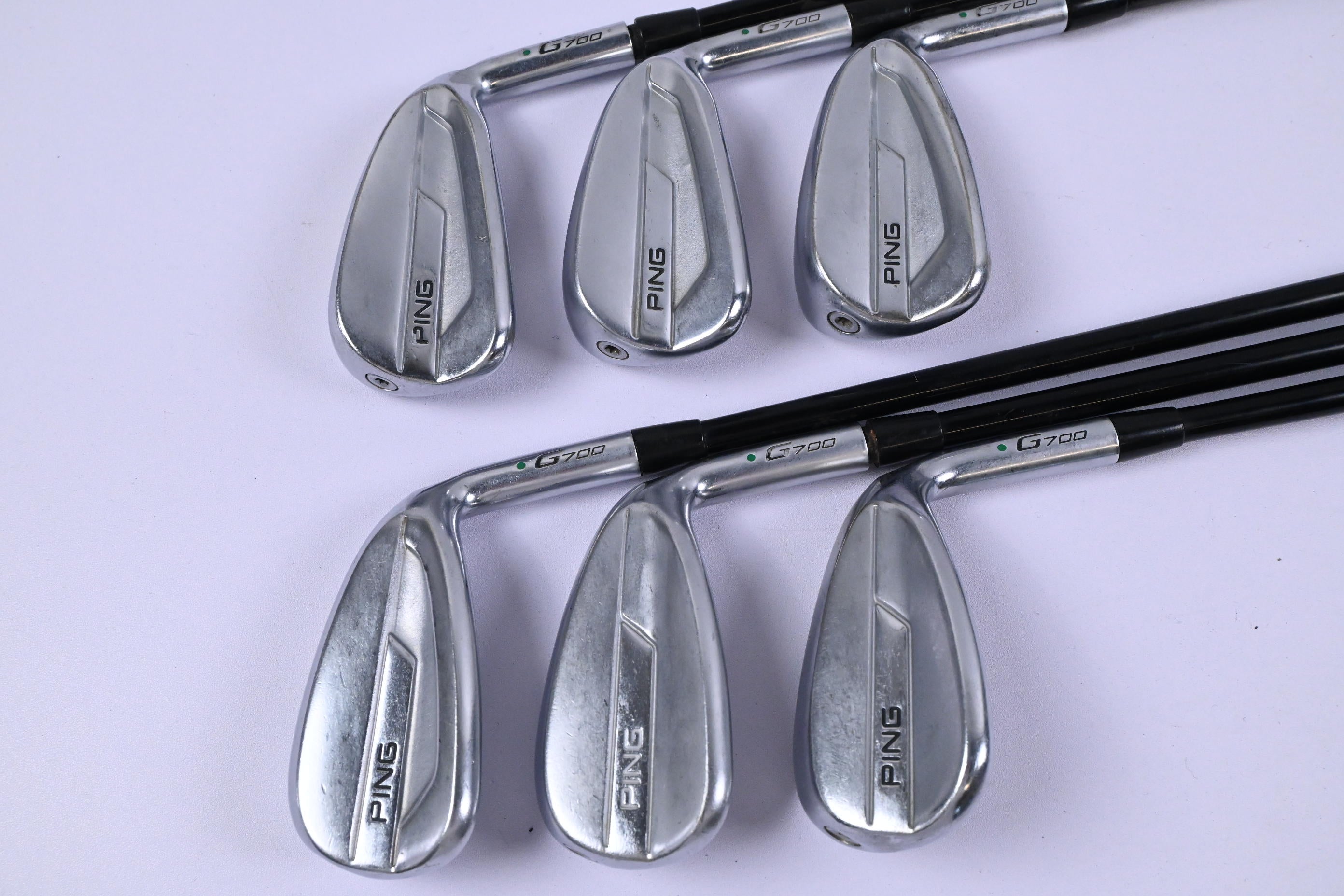 Ping G700 Irons / 6-PW+SW / Green Dot / Regular Flex Ping Alta CB