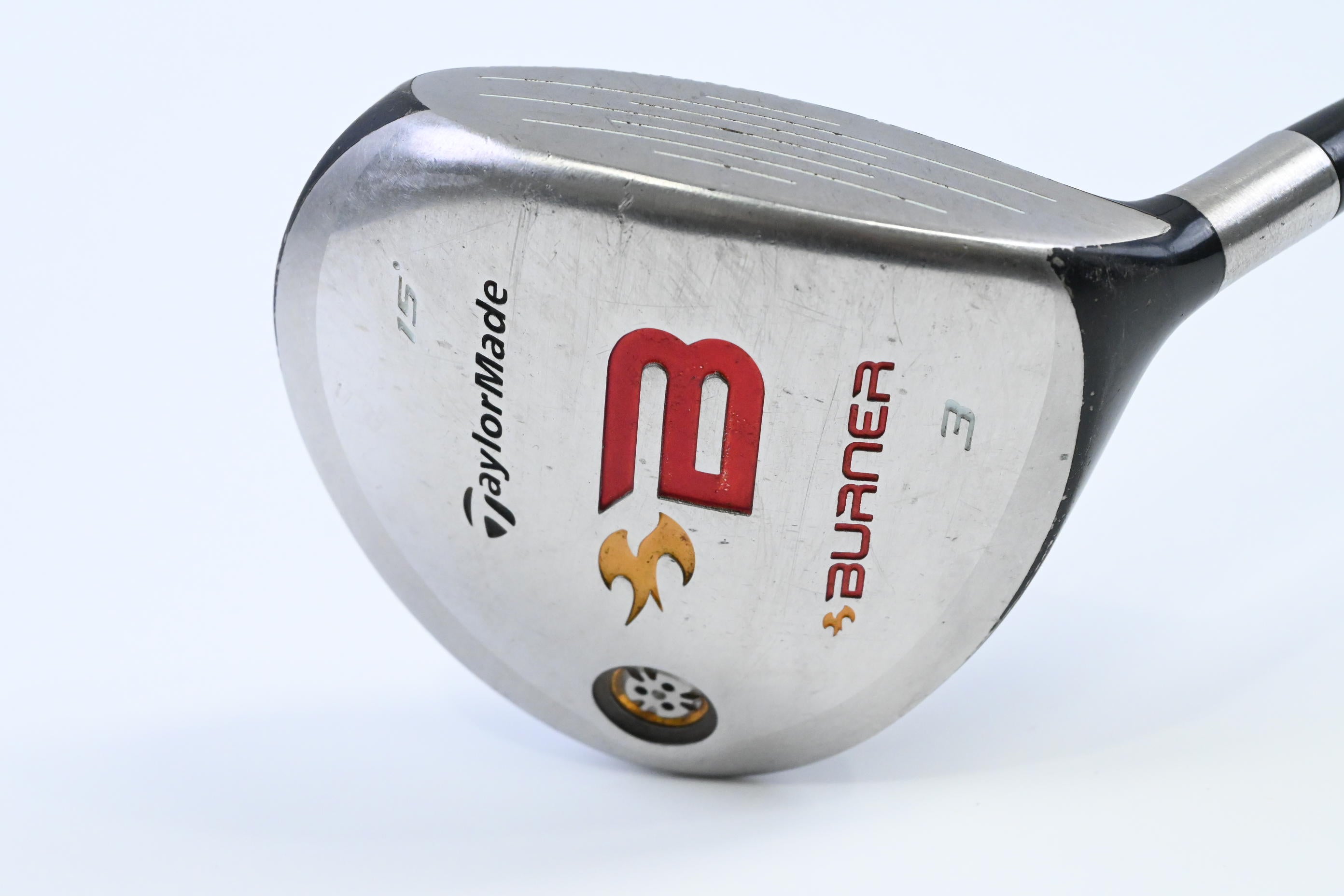 Taylormade Burner 2008 #3 Wood / 15 Degree / Stiff Flex Taylormade Reax 49 Shaft