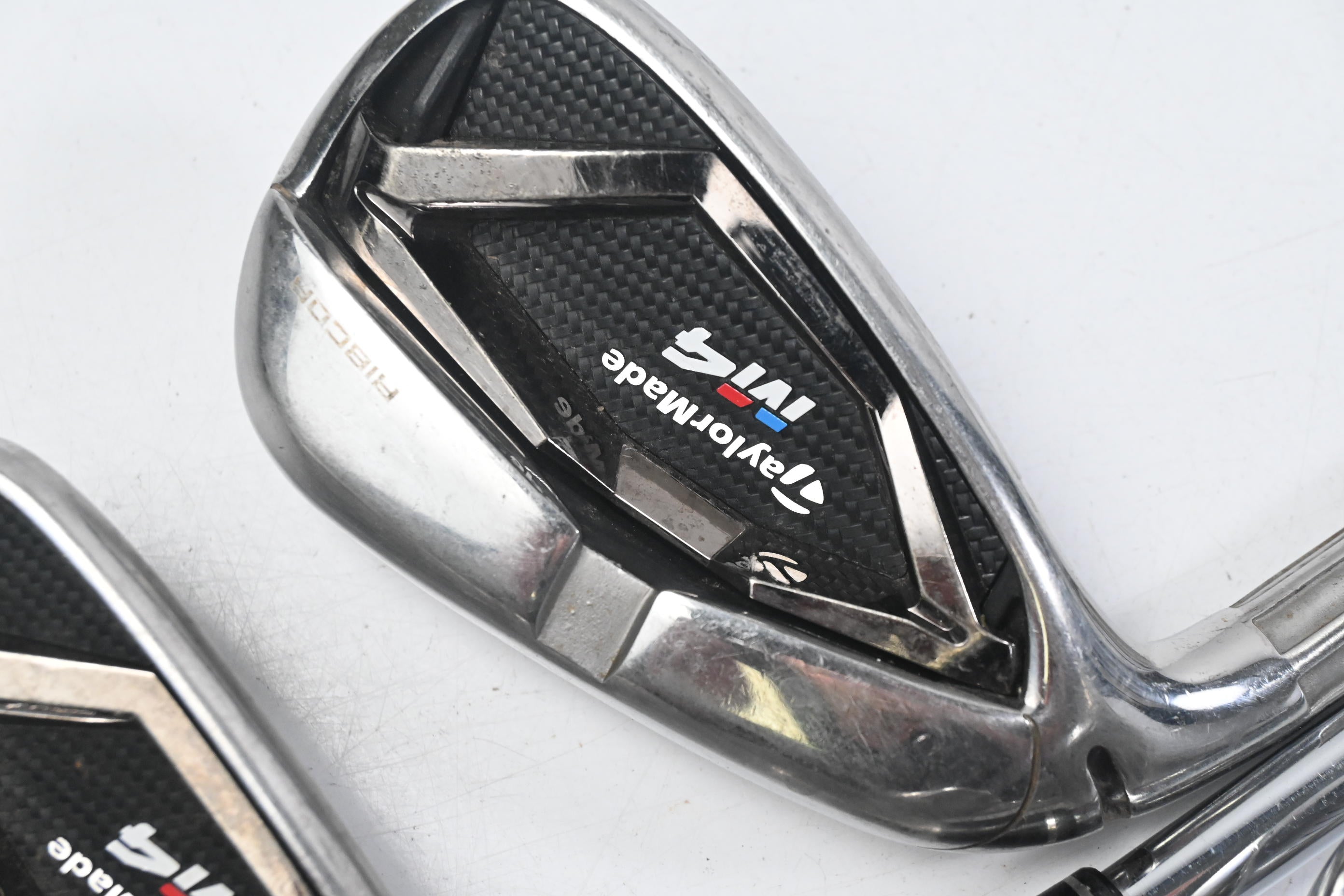 Left Hand Taylormade M4 Irons / 7-PW+SW / Regular Flex KBS MAX 85 Shafts