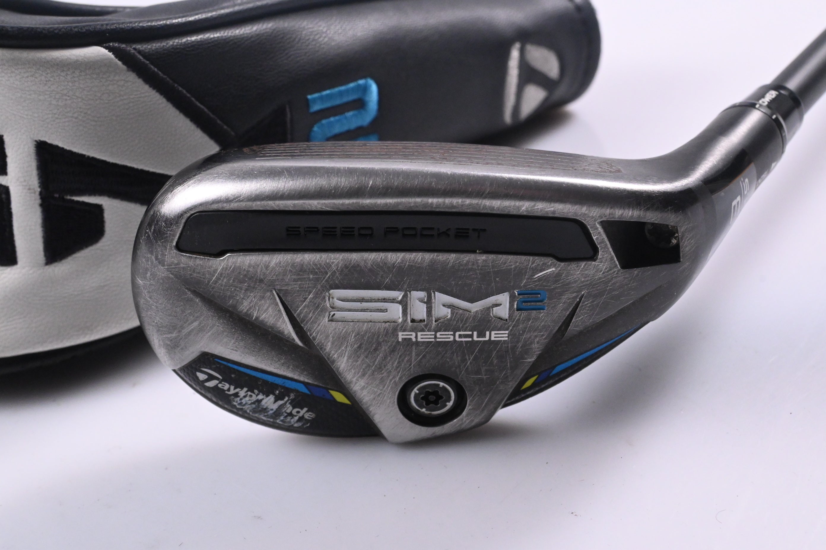 Taylormade SIM2 #3 Hybrid / 19.5 Degree / Stiff Flex Ventus Blue 7 Shaft