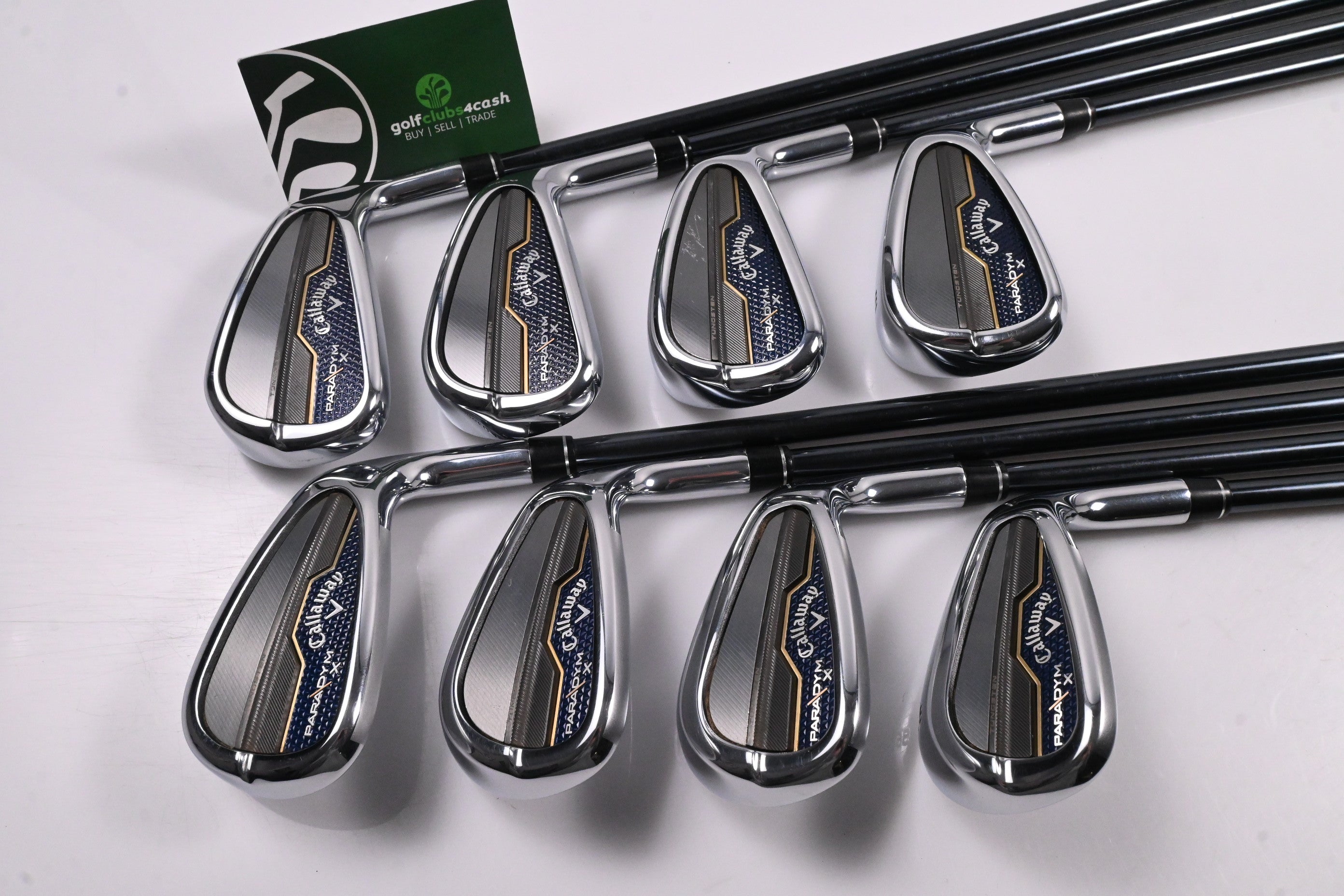 Callaway Paradym X Irons / 5-PW+SW / Regular Flex UST Mamiya Recoil DART 65